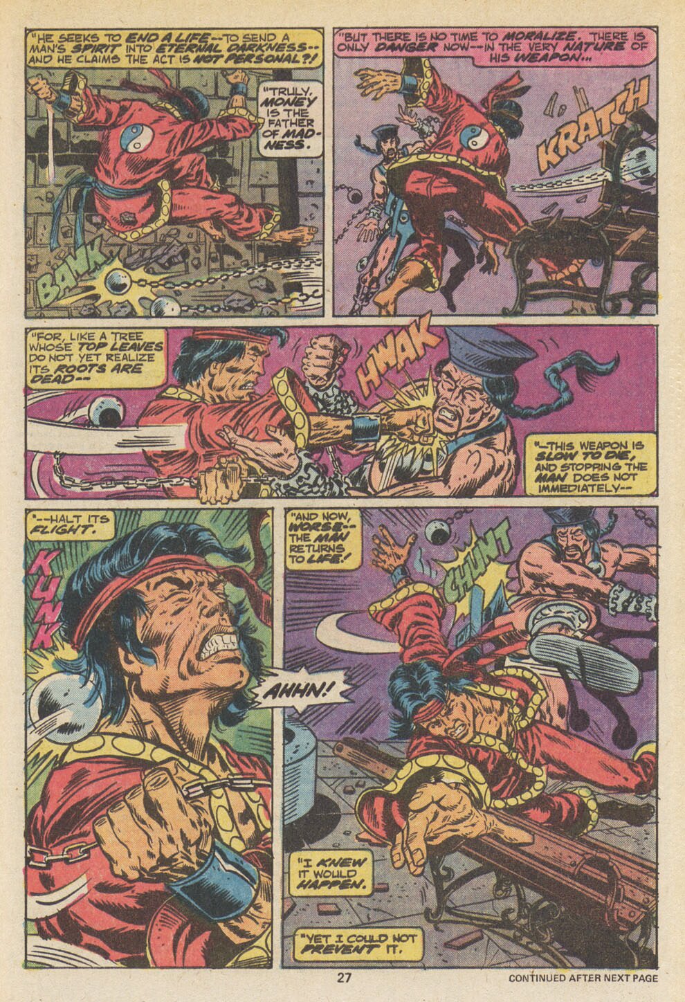 Read online Master of Kung Fu (1974) comic -  Issue #61 - 16