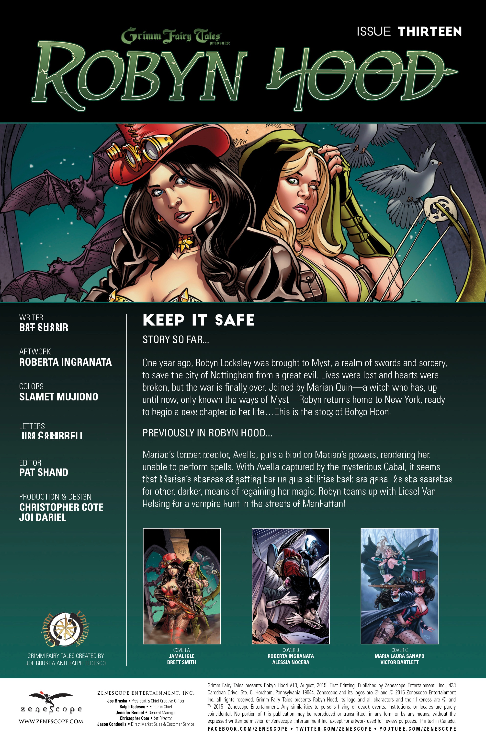 Read online Grimm Fairy Tales presents Robyn Hood (2014) comic -  Issue #13 - 2