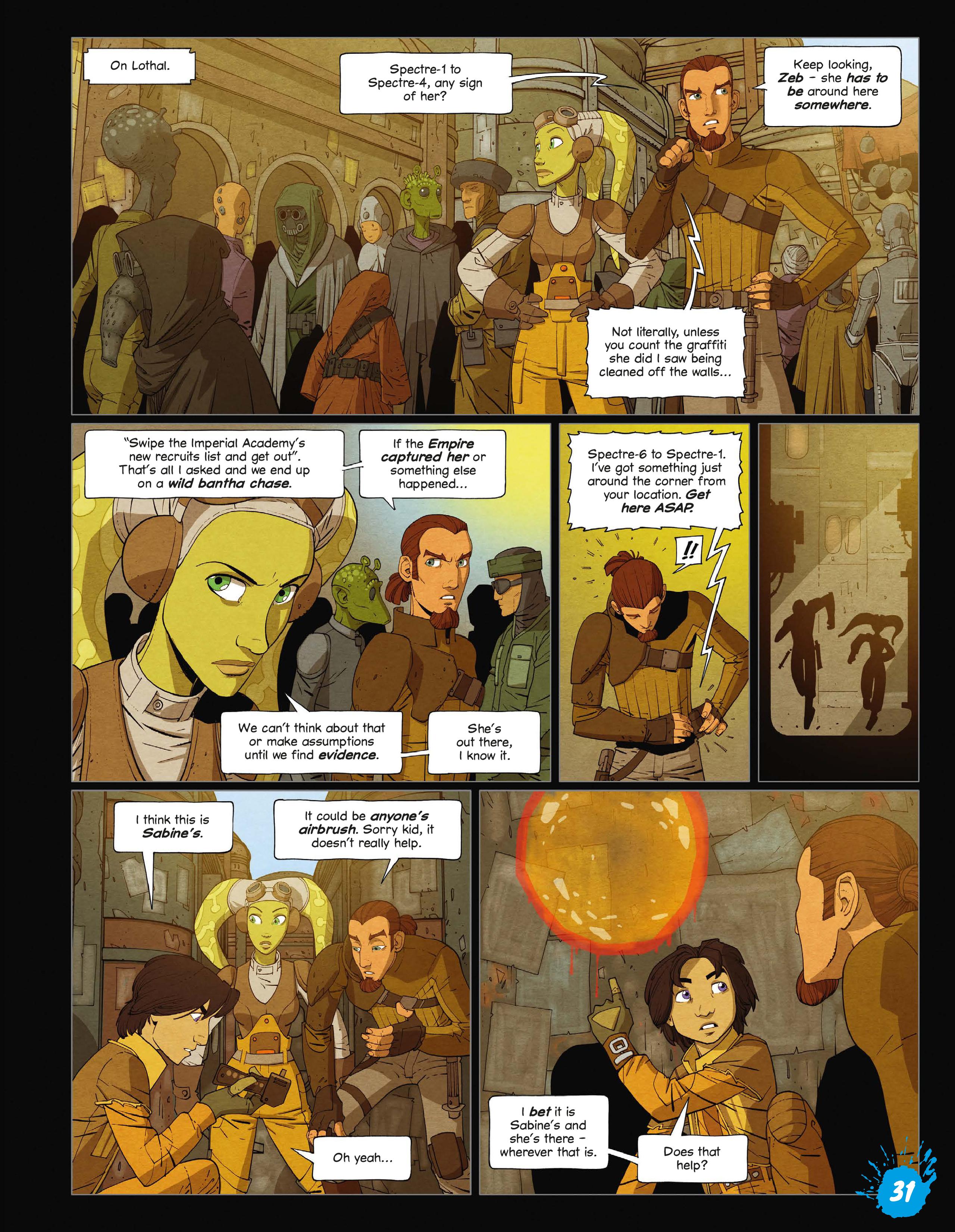 Read online Star Wars Rebels Magazine comic -  Issue #3 - 31