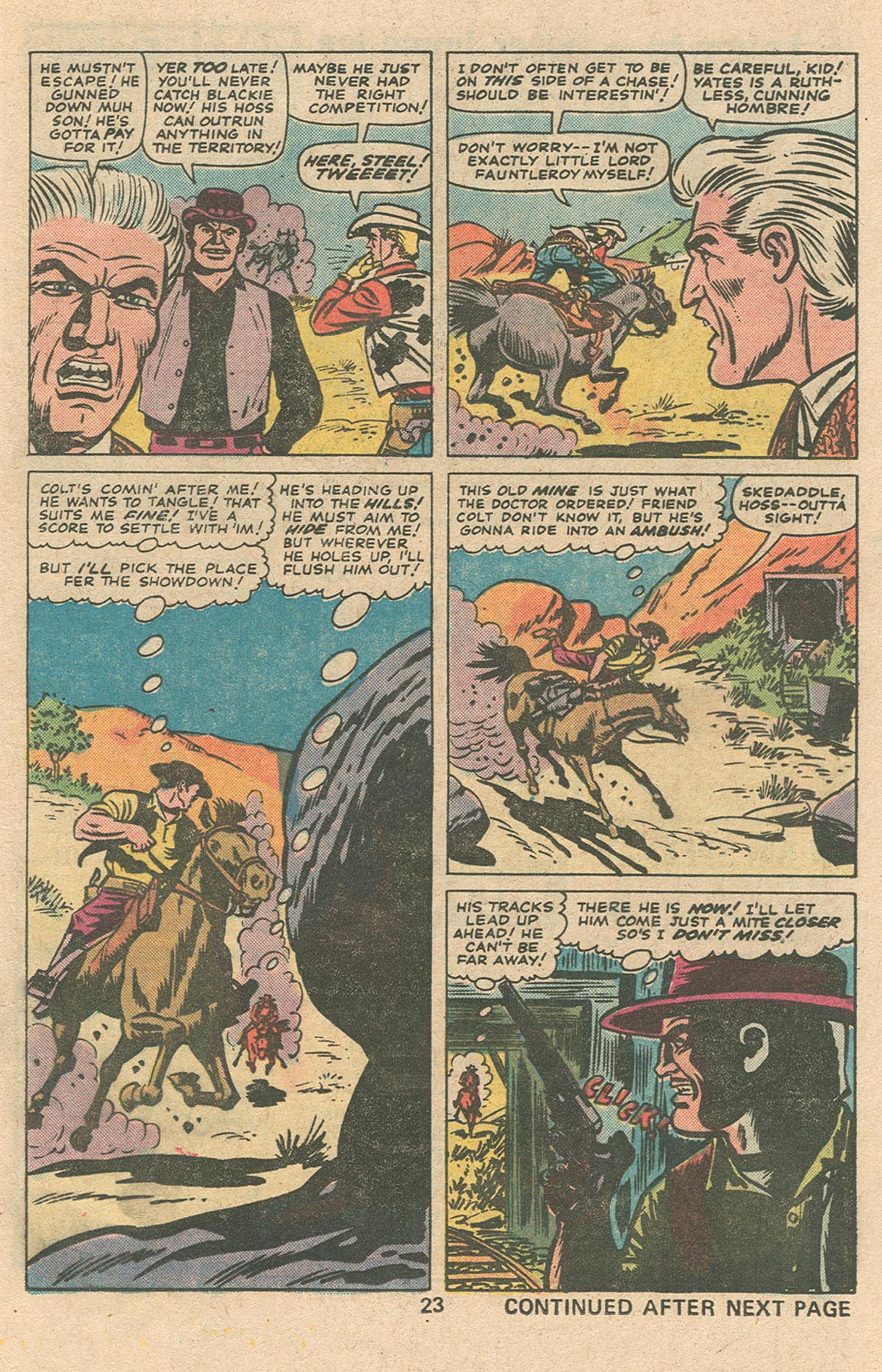 Read online Kid Colt Outlaw comic -  Issue #202 - 25