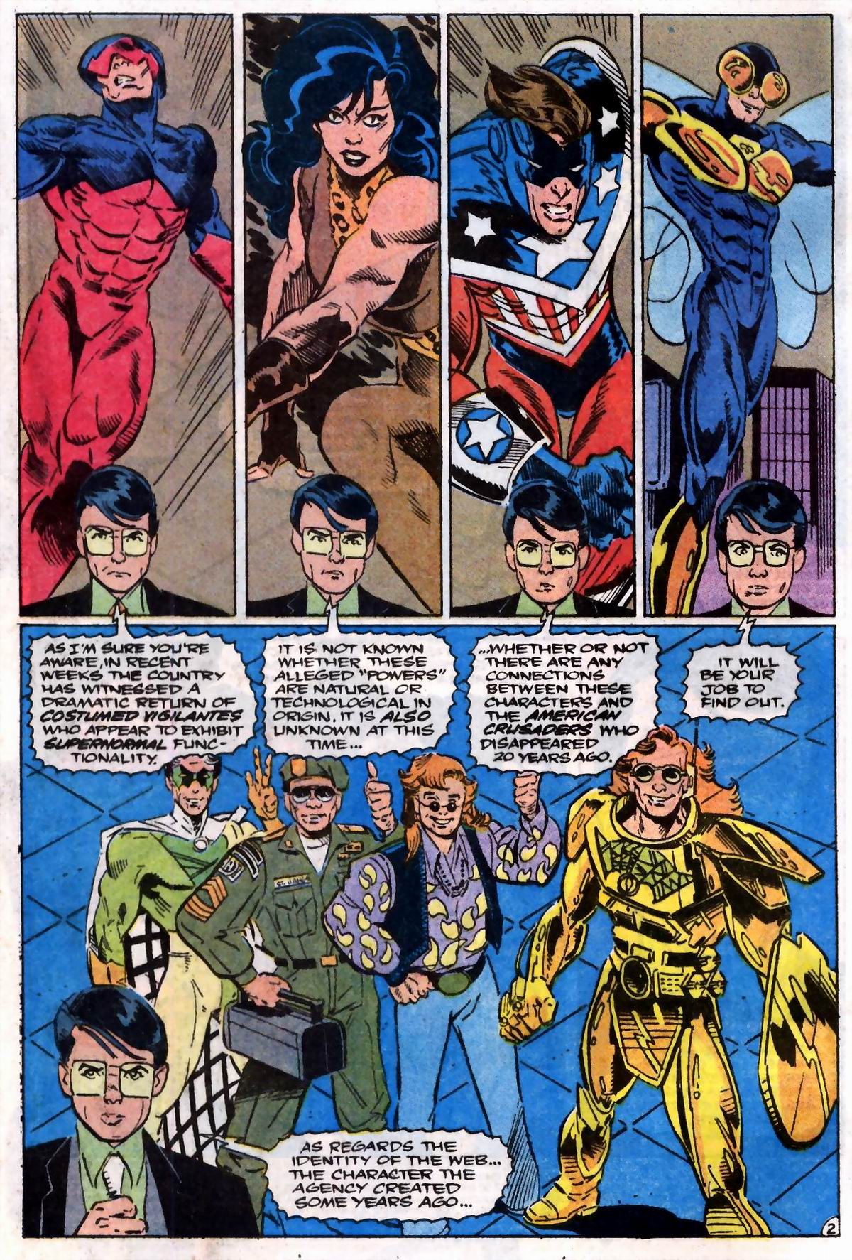 Read online The Web (1991) comic -  Issue #3 - 3