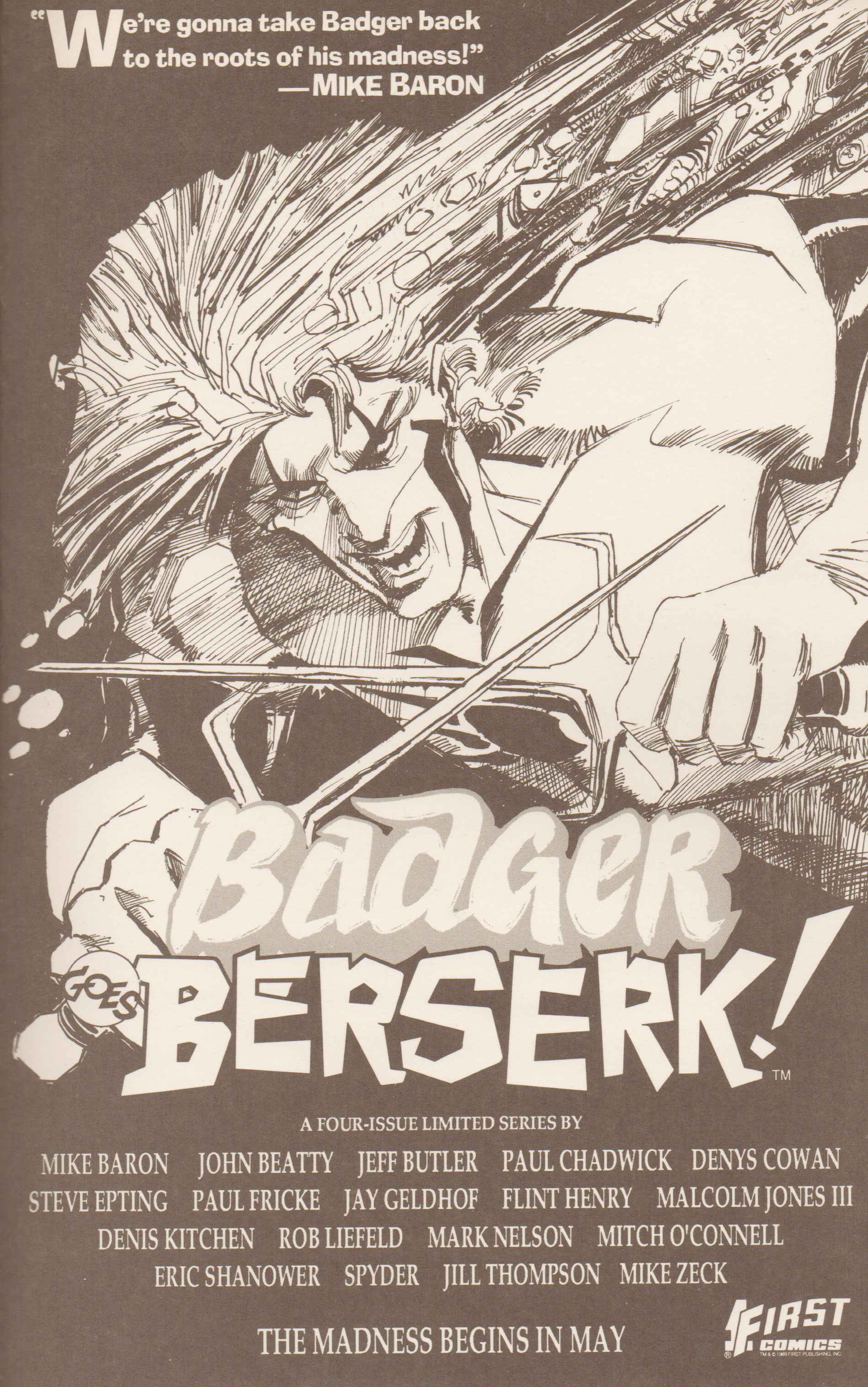 Read online The Badger comic -  Issue #50 - 50