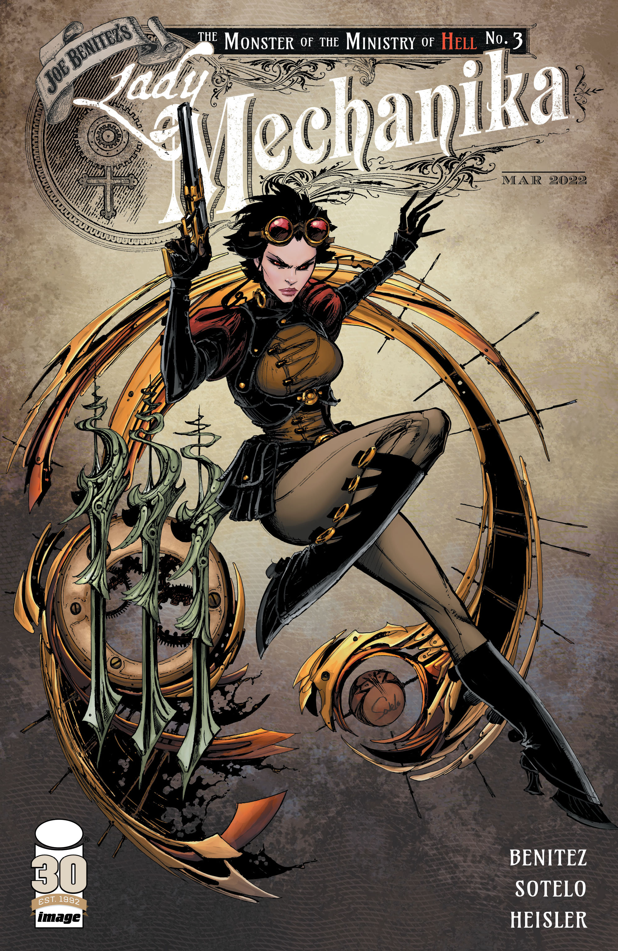 Read online Lady Mechanika: The Monster of The Ministry of Hell comic -  Issue #3 - 1