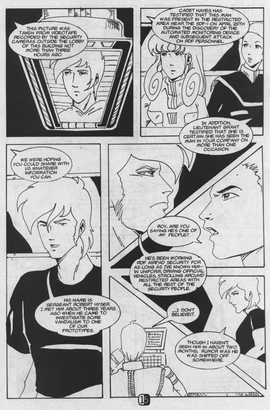Read online Robotech Academy Blues comic -  Issue #4 - 17