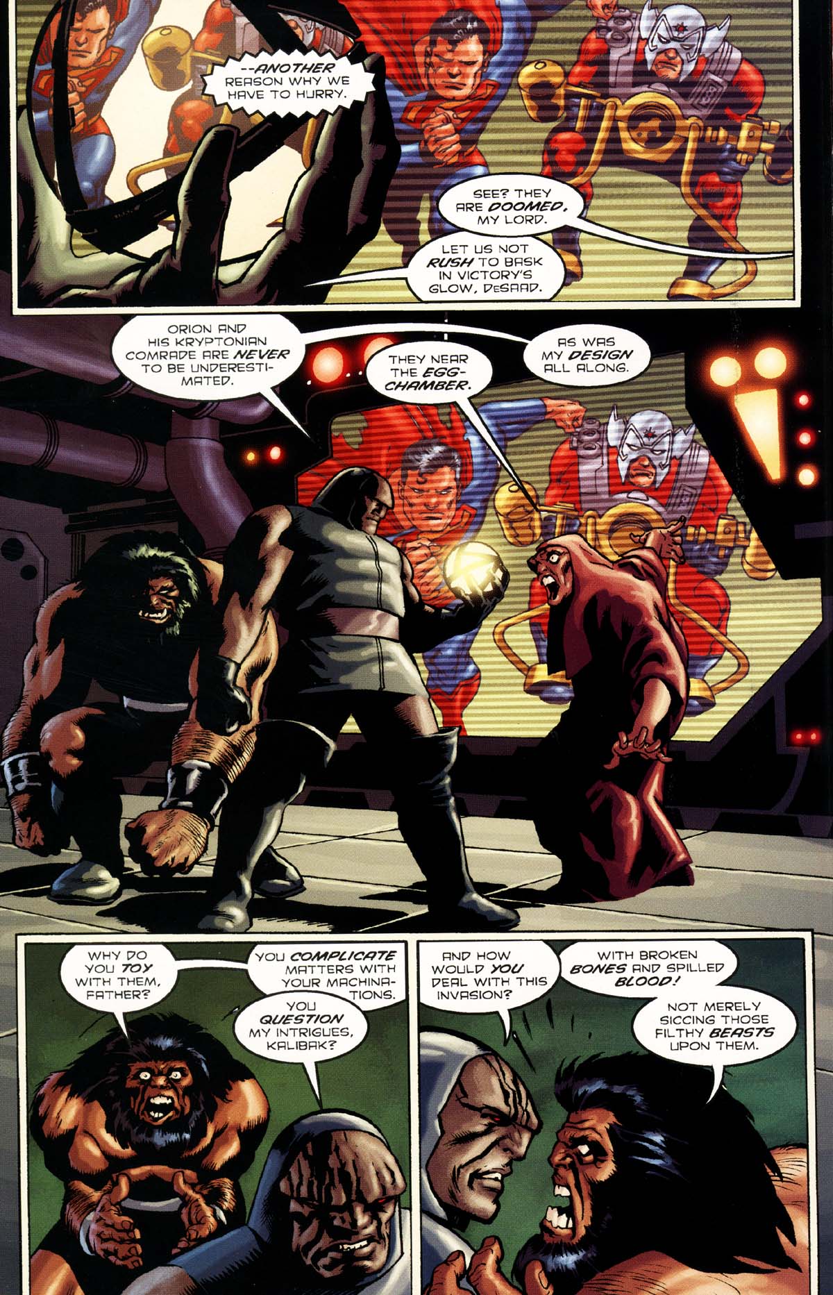 Read online Superman/Aliens 2: God War comic -  Issue #4 - 10