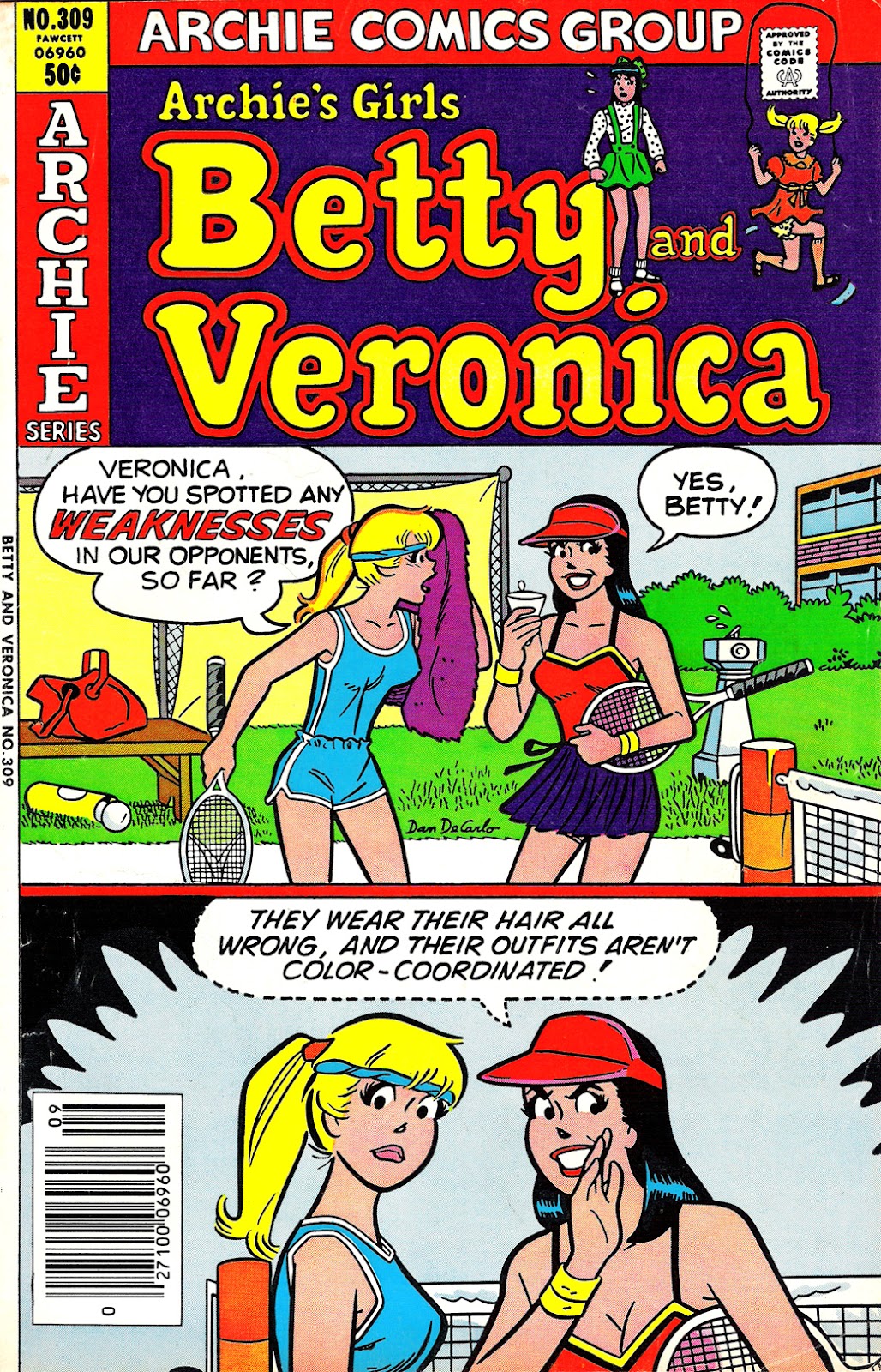 Archie's Girls Betty and Veronica 309 Page 1