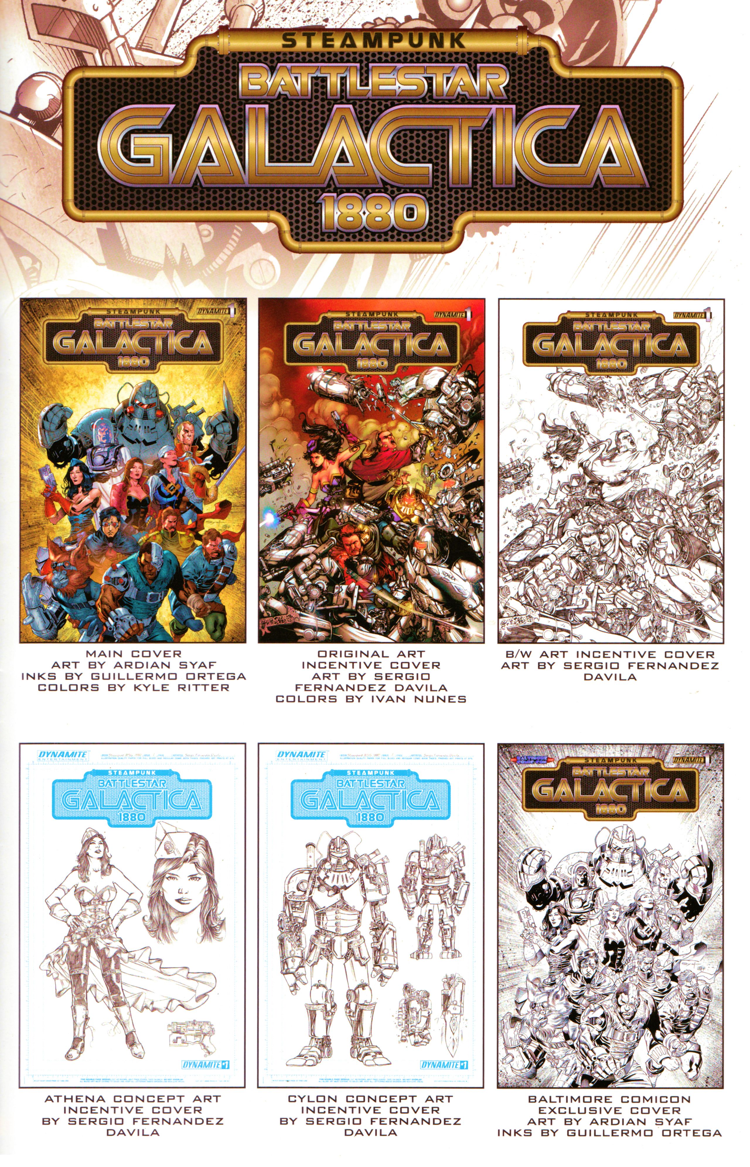 Read online Steampunk Battlestar Galactica 1880 comic -  Issue #1 - 33