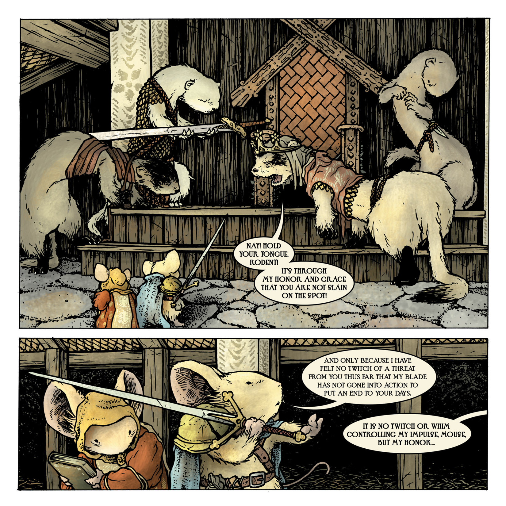 Read online Mouse Guard: The Black Axe comic -  Issue #3 - 11