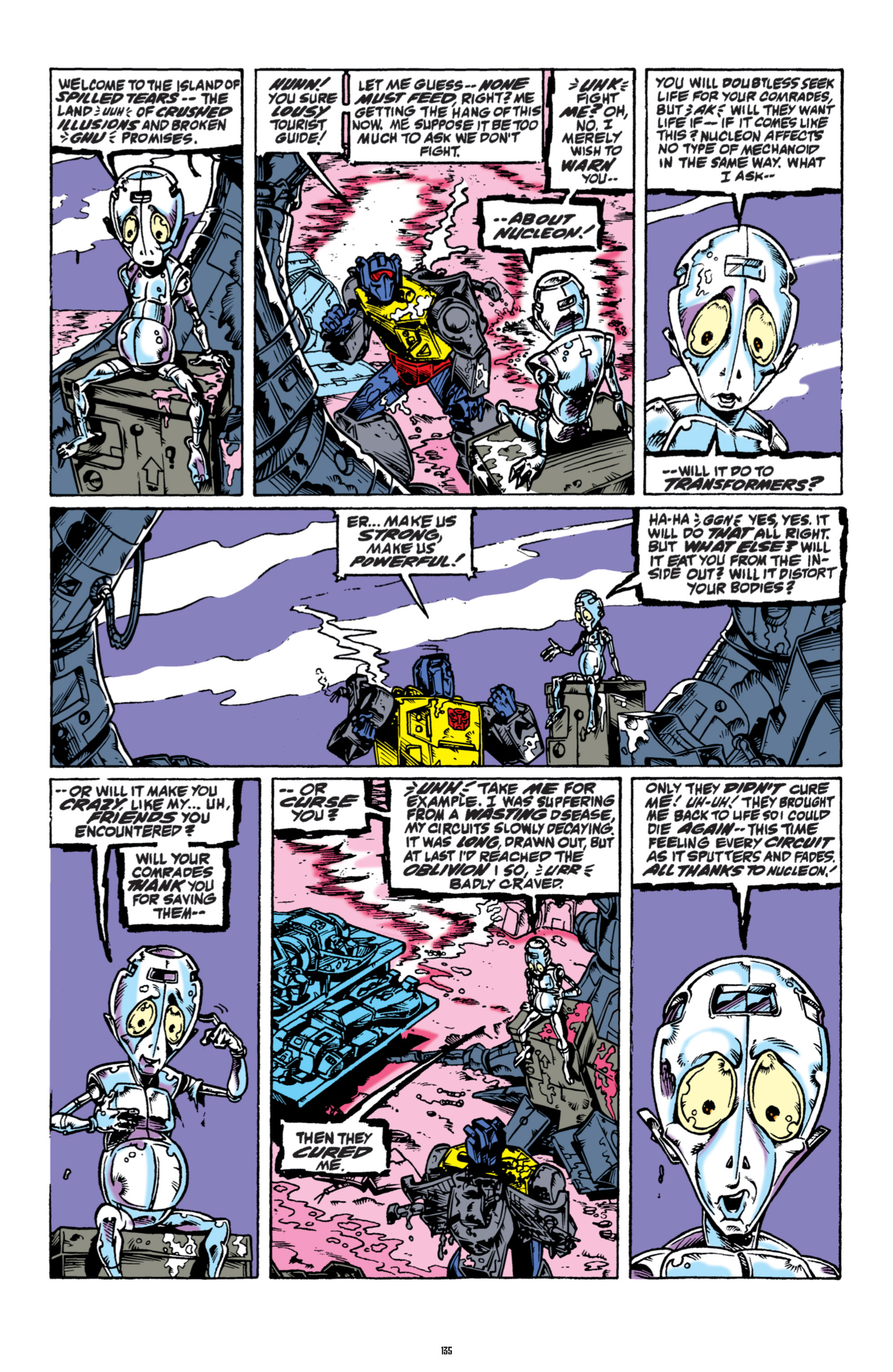 Read online The Transformers Classics comic -  Issue # TPB 6 - 135