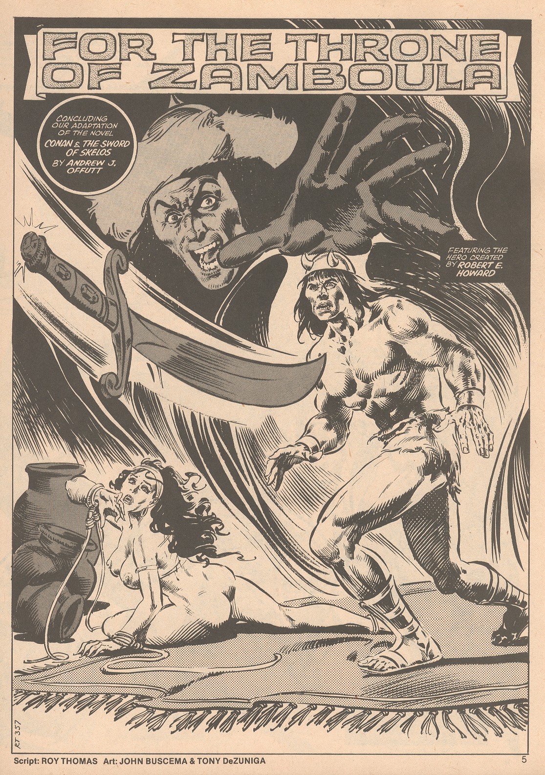 Read online The Savage Sword Of Conan comic -  Issue #58 - 5