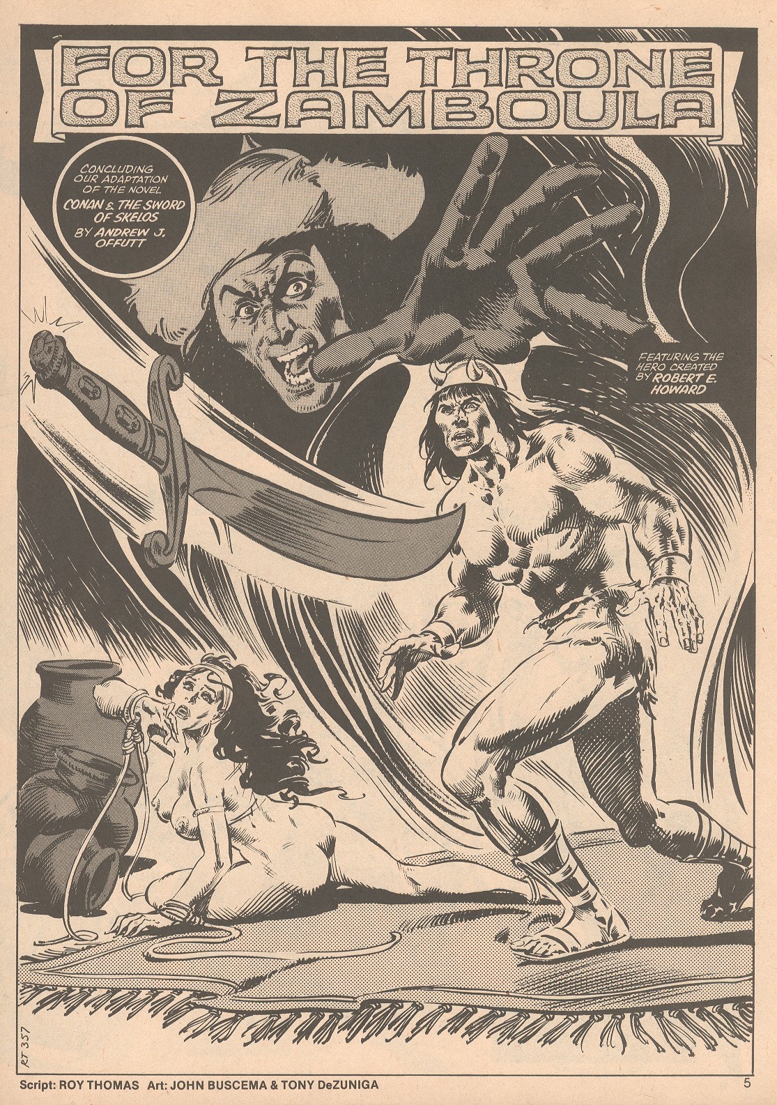 Read online The Savage Sword Of Conan comic -  Issue #58 - 5