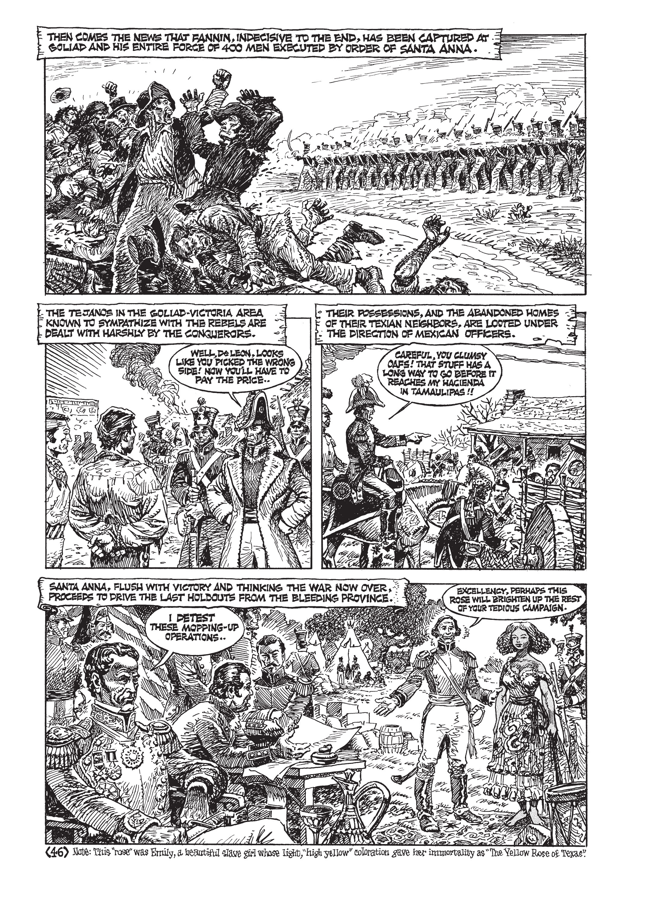 Read online Jack Jackson's American History: Los Tejanos and Lost Cause comic -  Issue # TPB (Part 1) - 50