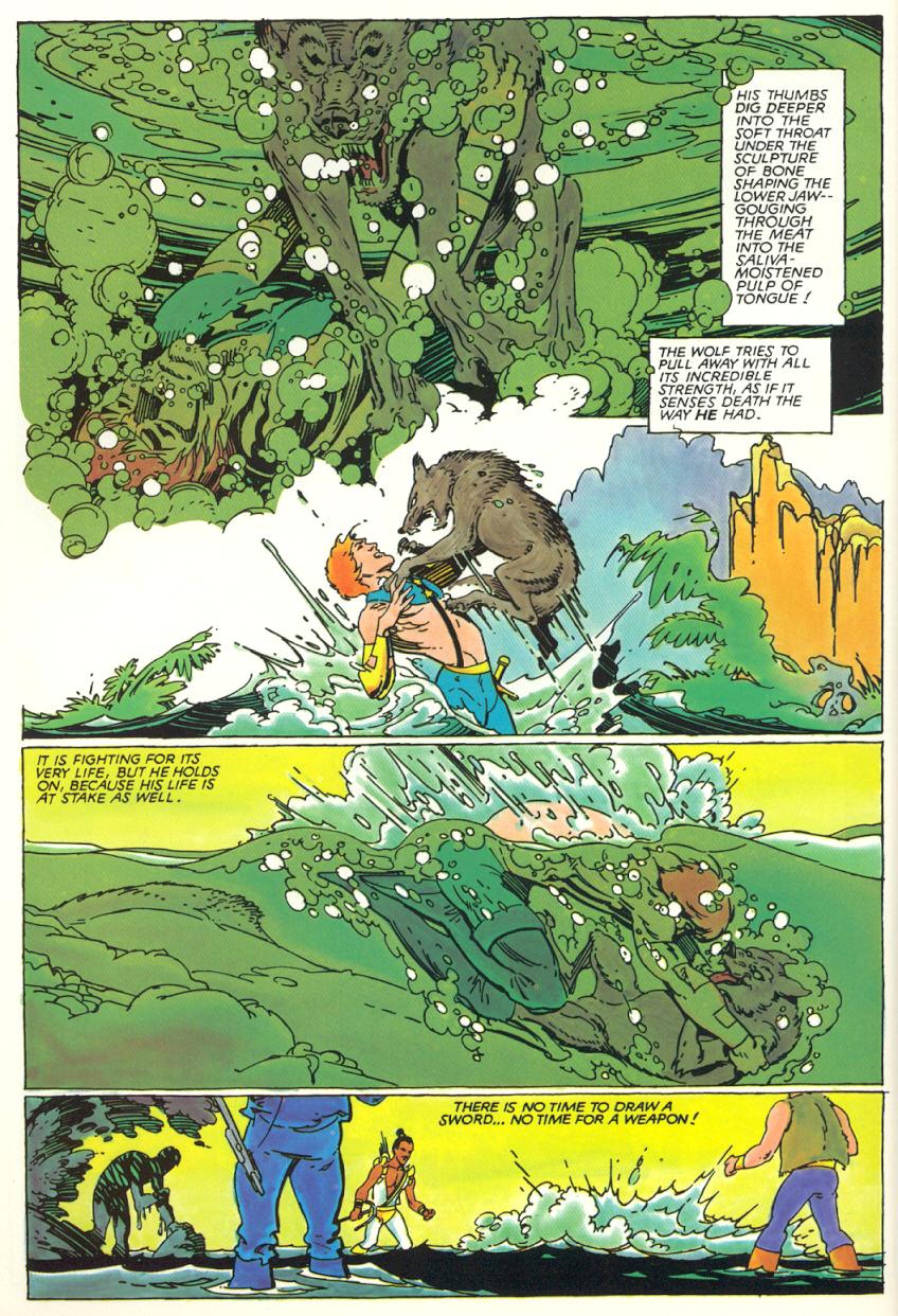 Read online Marvel Graphic Novel comic -  Issue #7 - Killraven - Warrior of the Worlds - 36