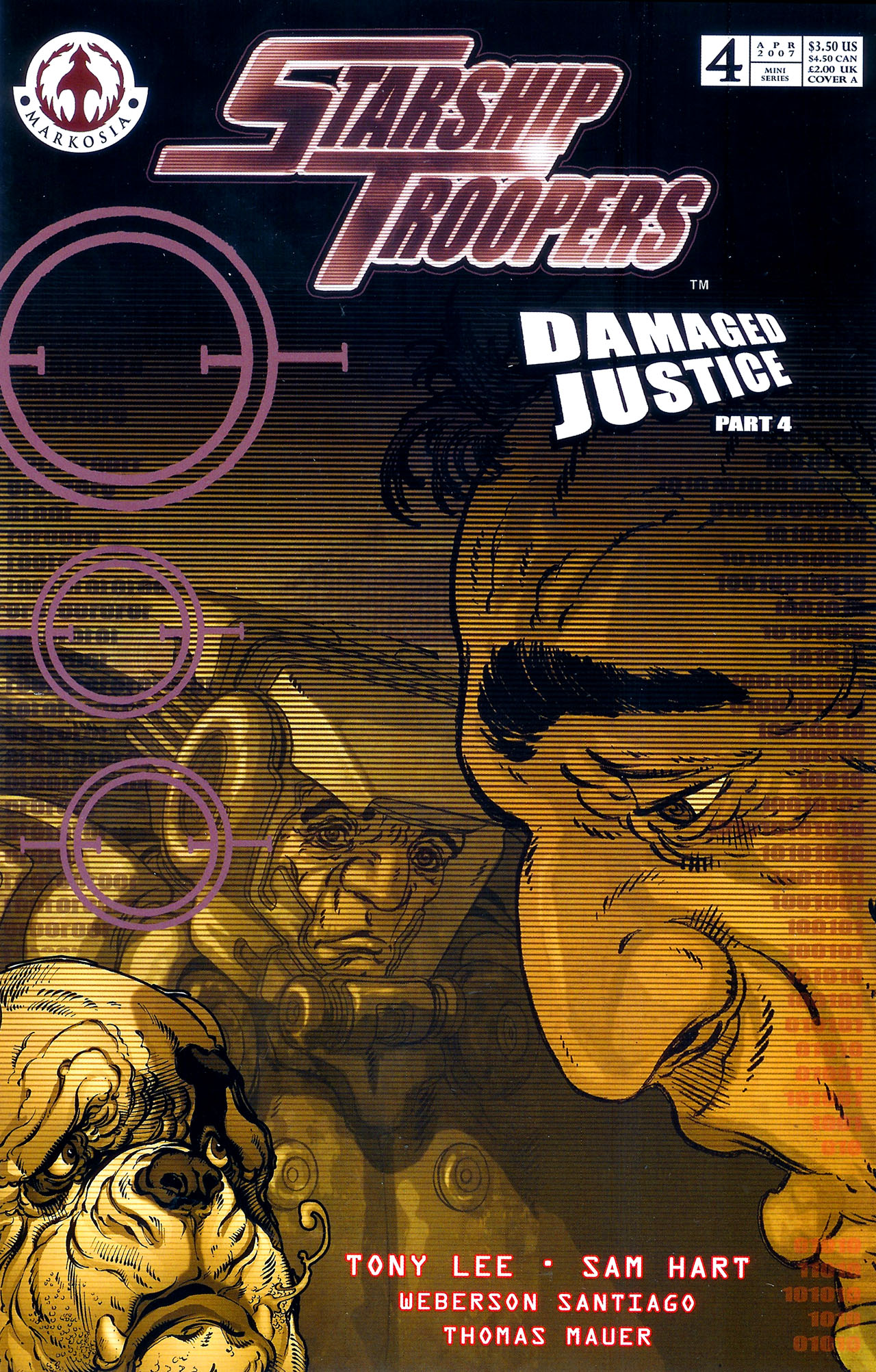 Read online Starship Troopers: Damaged Justice comic -  Issue #4 - 1