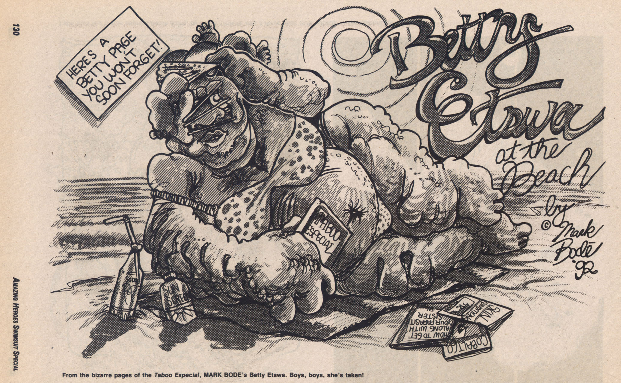 Read online Amazing Heroes Swimsuit Special comic -  Issue # TPB 3 - 129