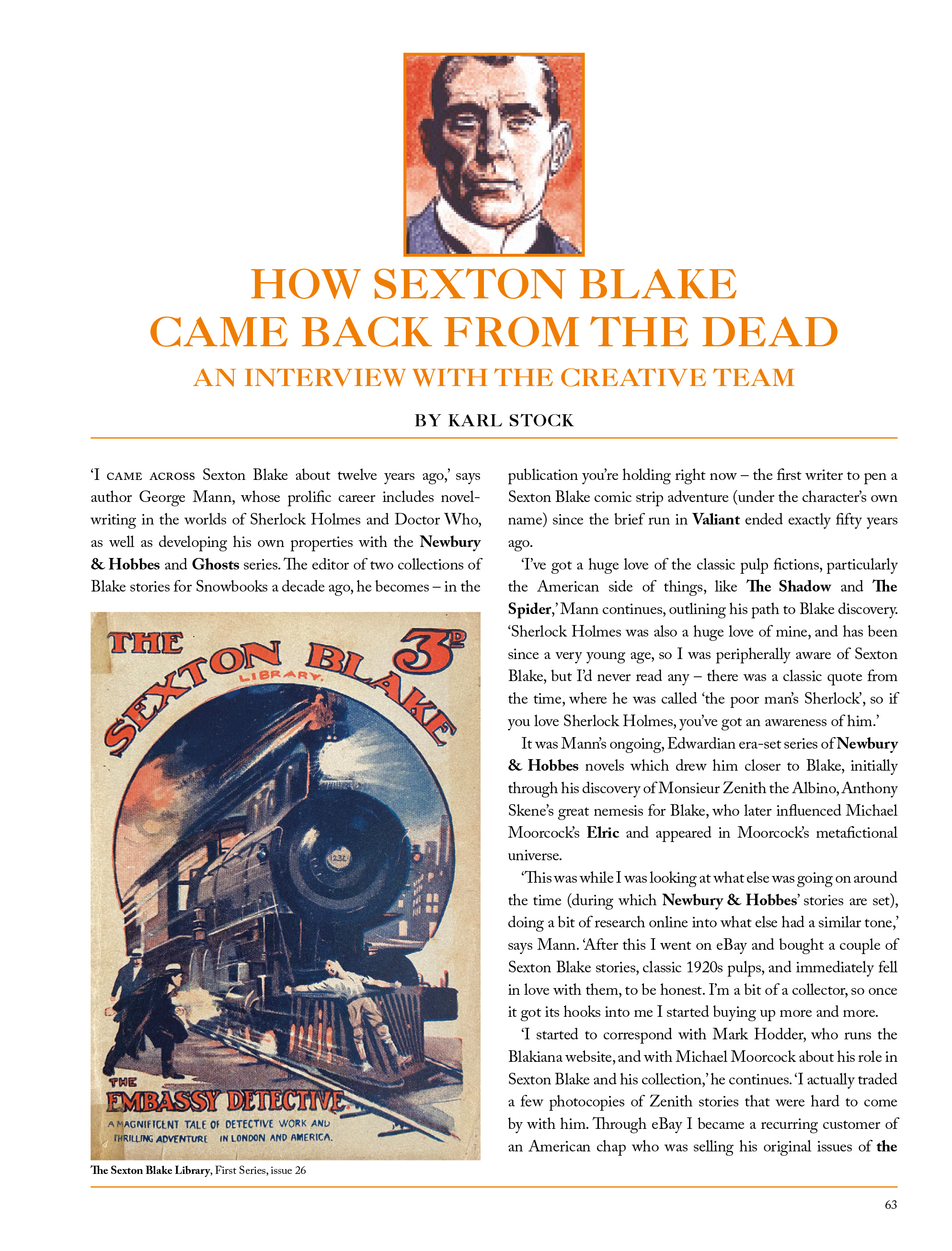 Read online The Return of Sexton Blake comic -  Issue # TPB - 65