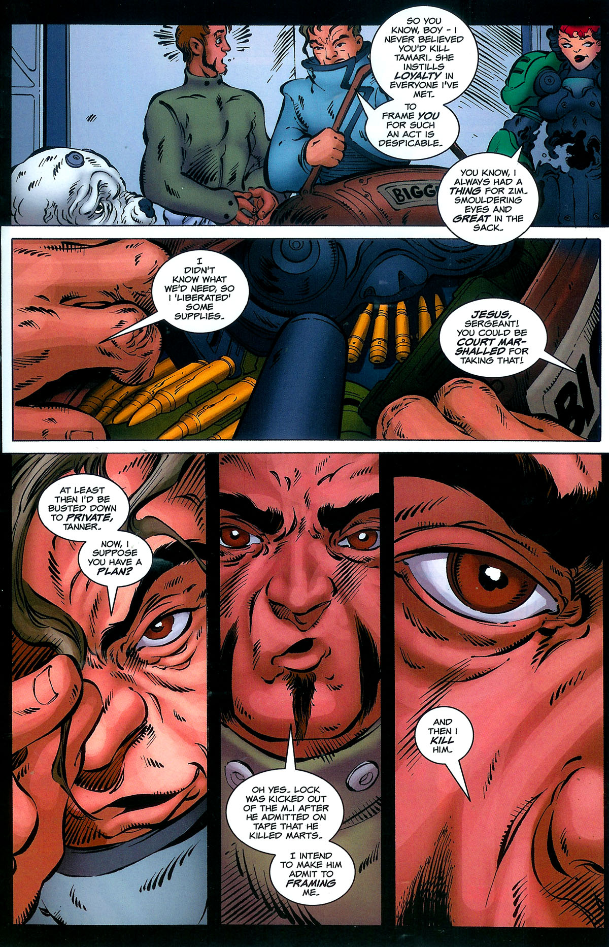 Read online Starship Troopers: Damaged Justice comic -  Issue #1 - 19