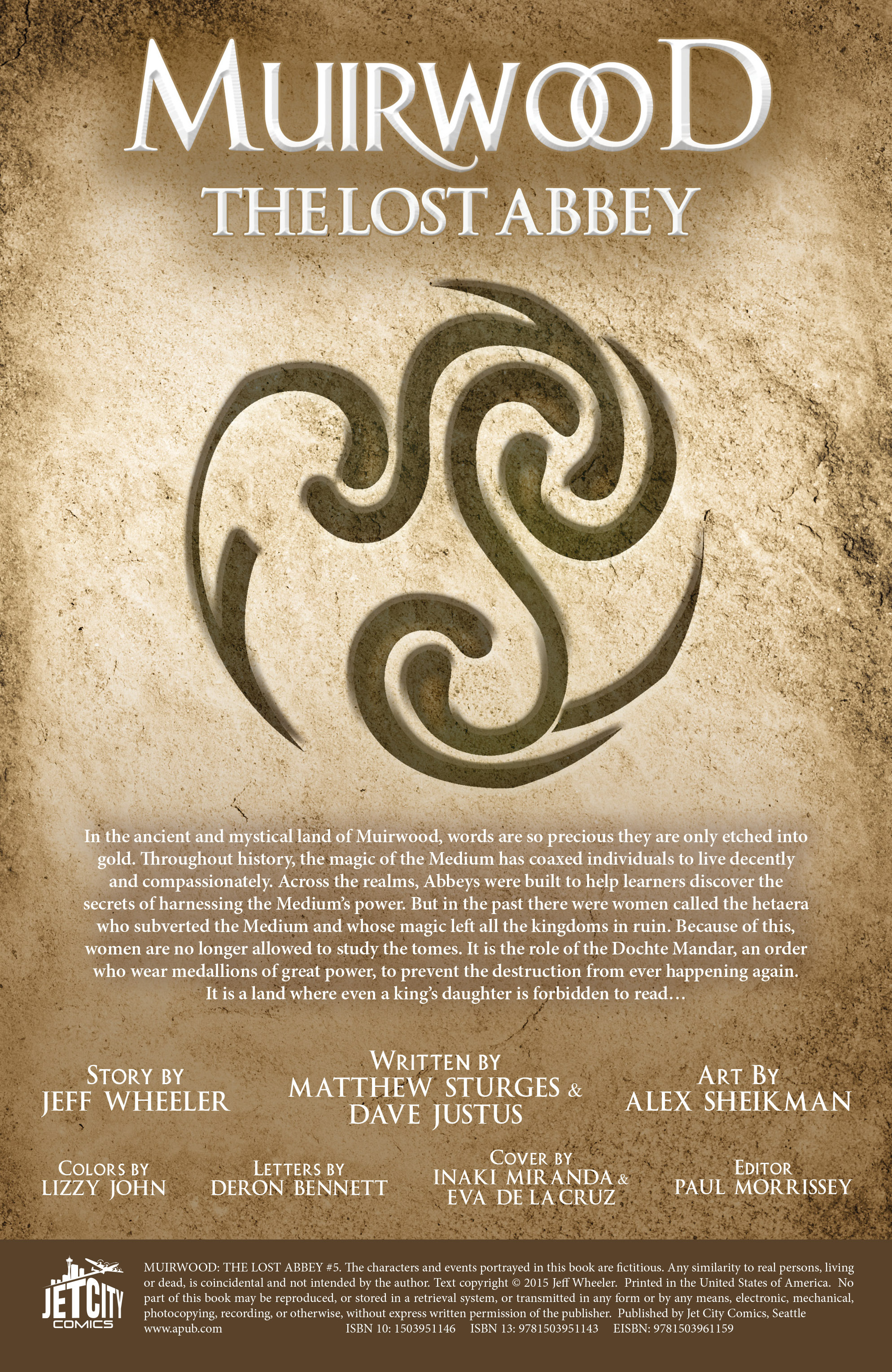 Read online Muirwood: The Lost Abbey comic -  Issue #5 - 2