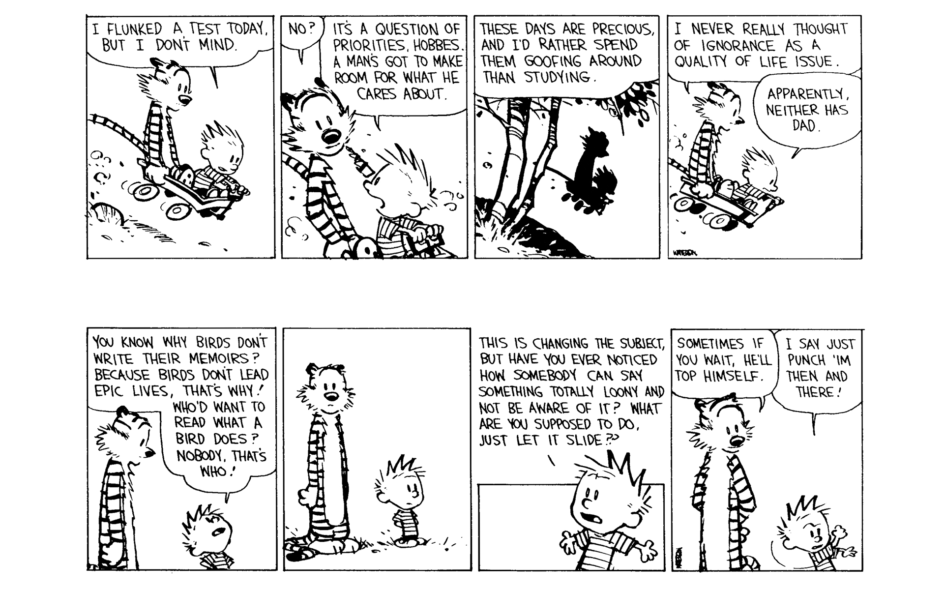 Read online Calvin and Hobbes comic -  Issue #9 - 124