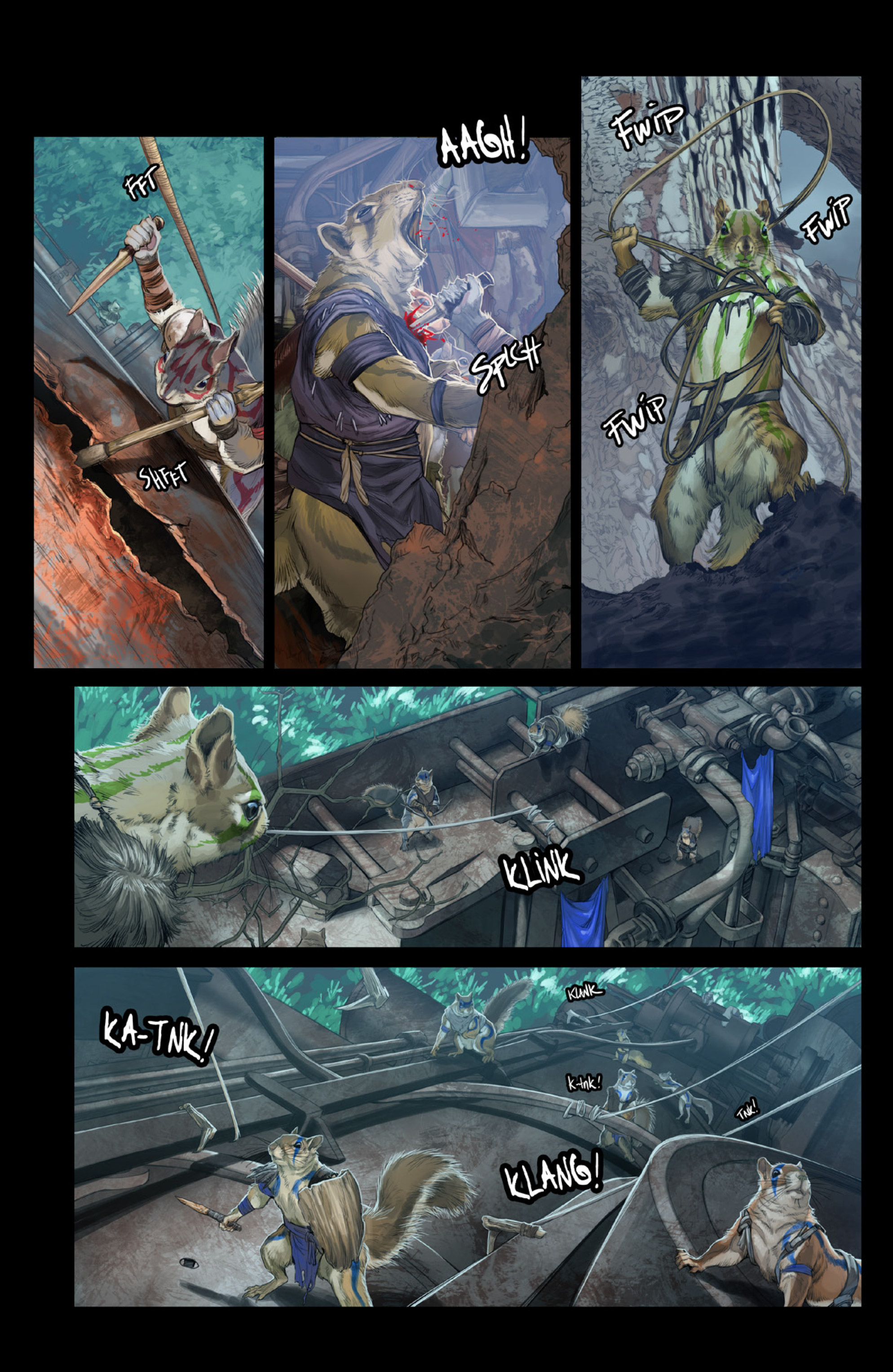 Read online Squarriors (2016) comic -  Issue #4 - 11