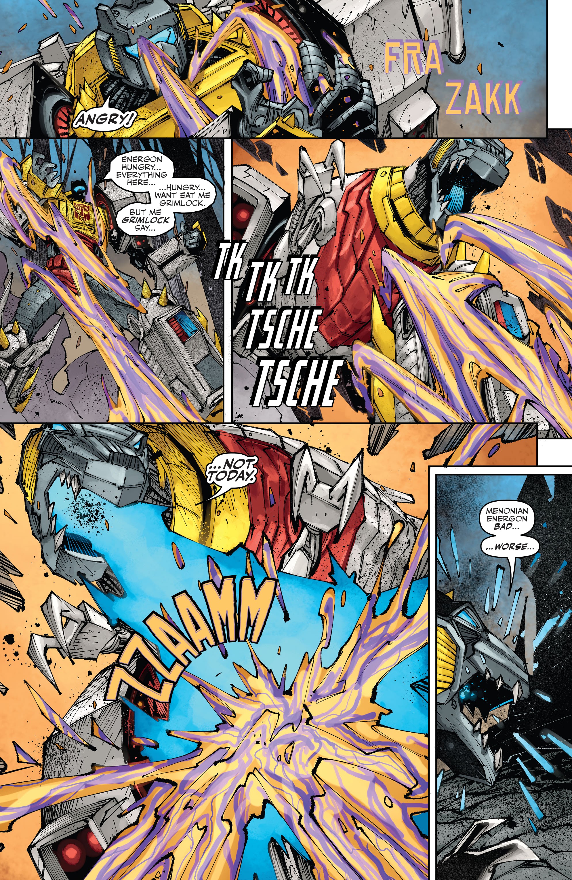 Read online Transformers: King Grimlock comic -  Issue #4 - 5