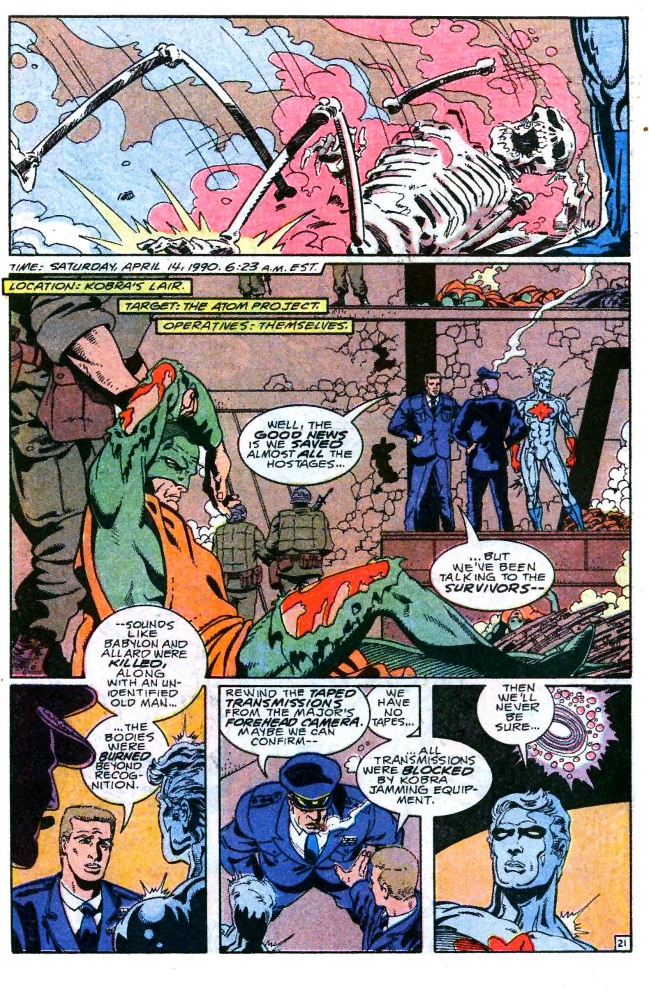 Read online Captain Atom (1987) comic -  Issue #40 - 22