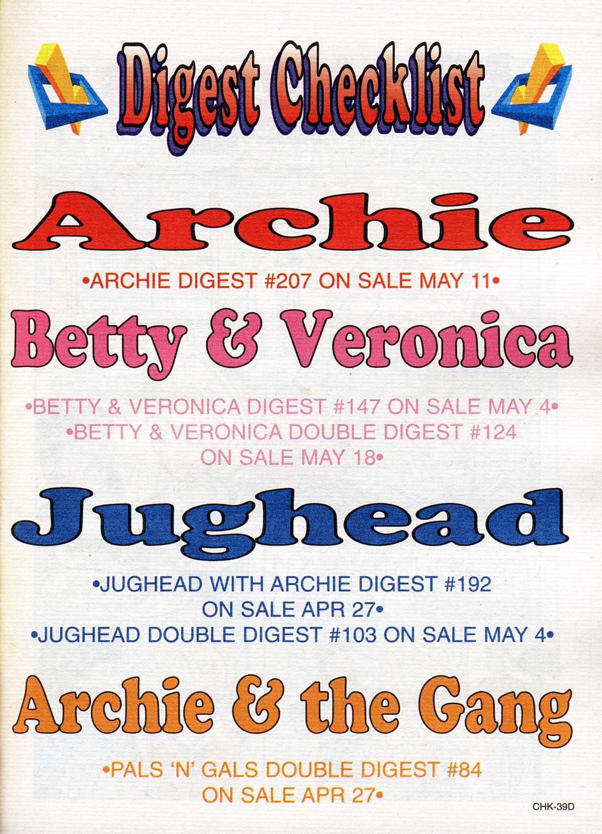 Read online Betty and Veronica Digest Magazine comic -  Issue #147 - 46