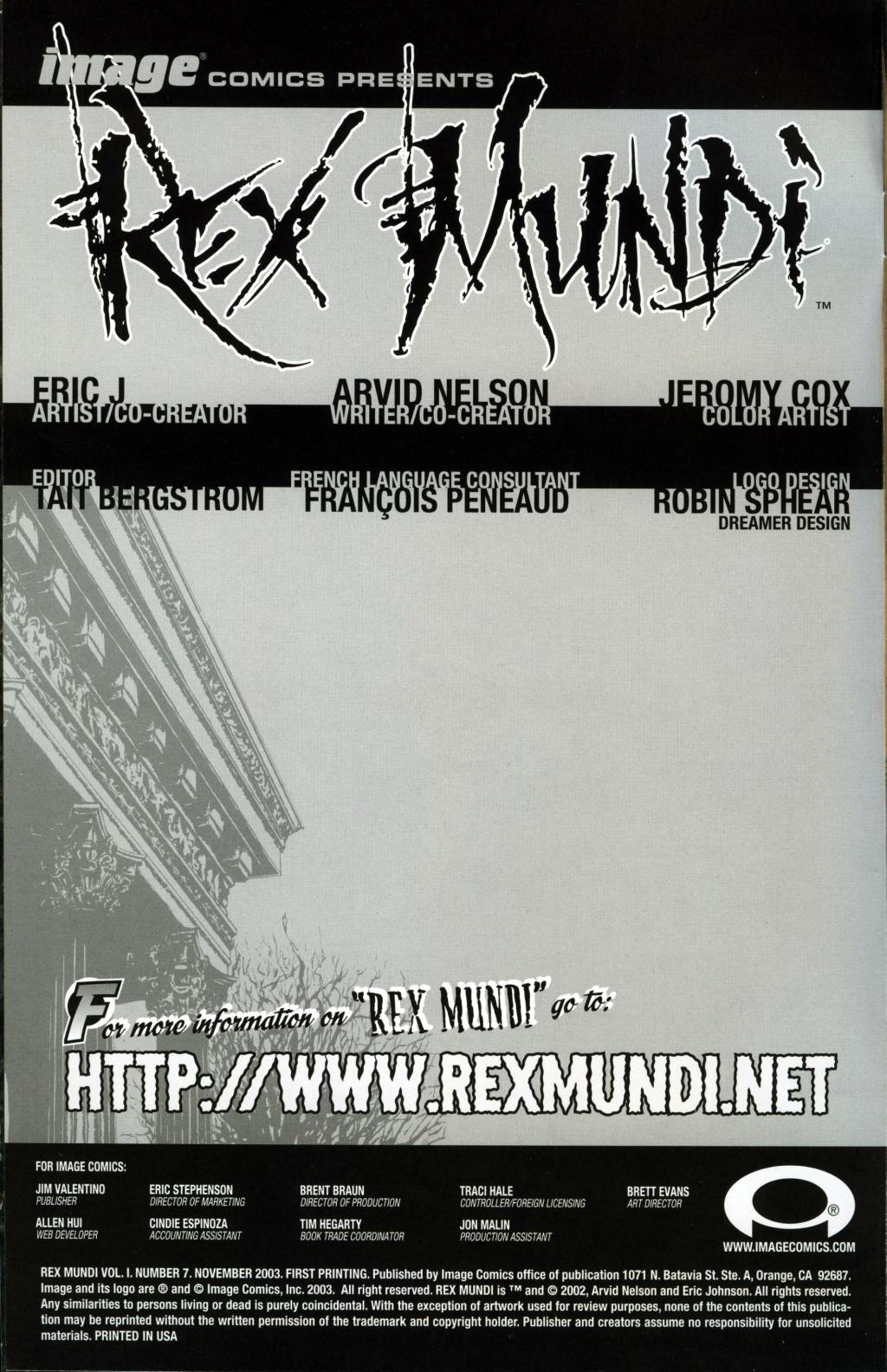 Read online Rex Mundi comic -  Issue #7 - 2
