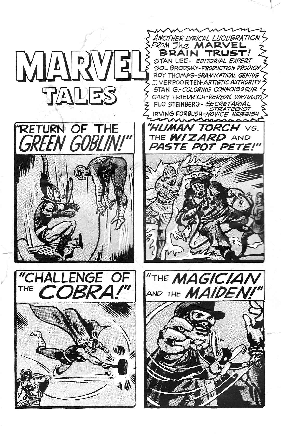 Read online Marvel Tales (1964) comic -  Issue #12 - 2