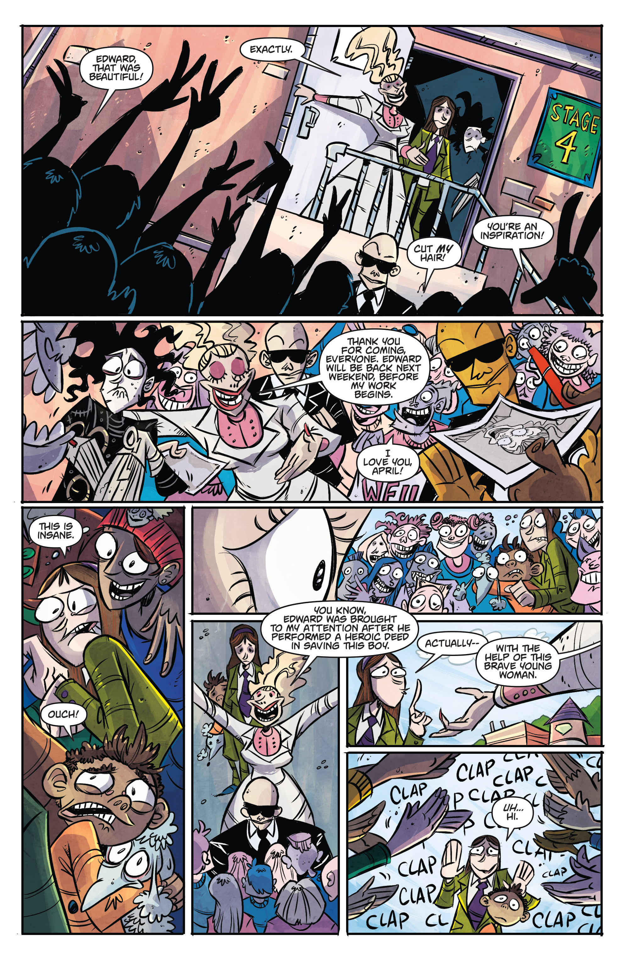 Read online Edward Scissorhands comic -  Issue #8 - 21