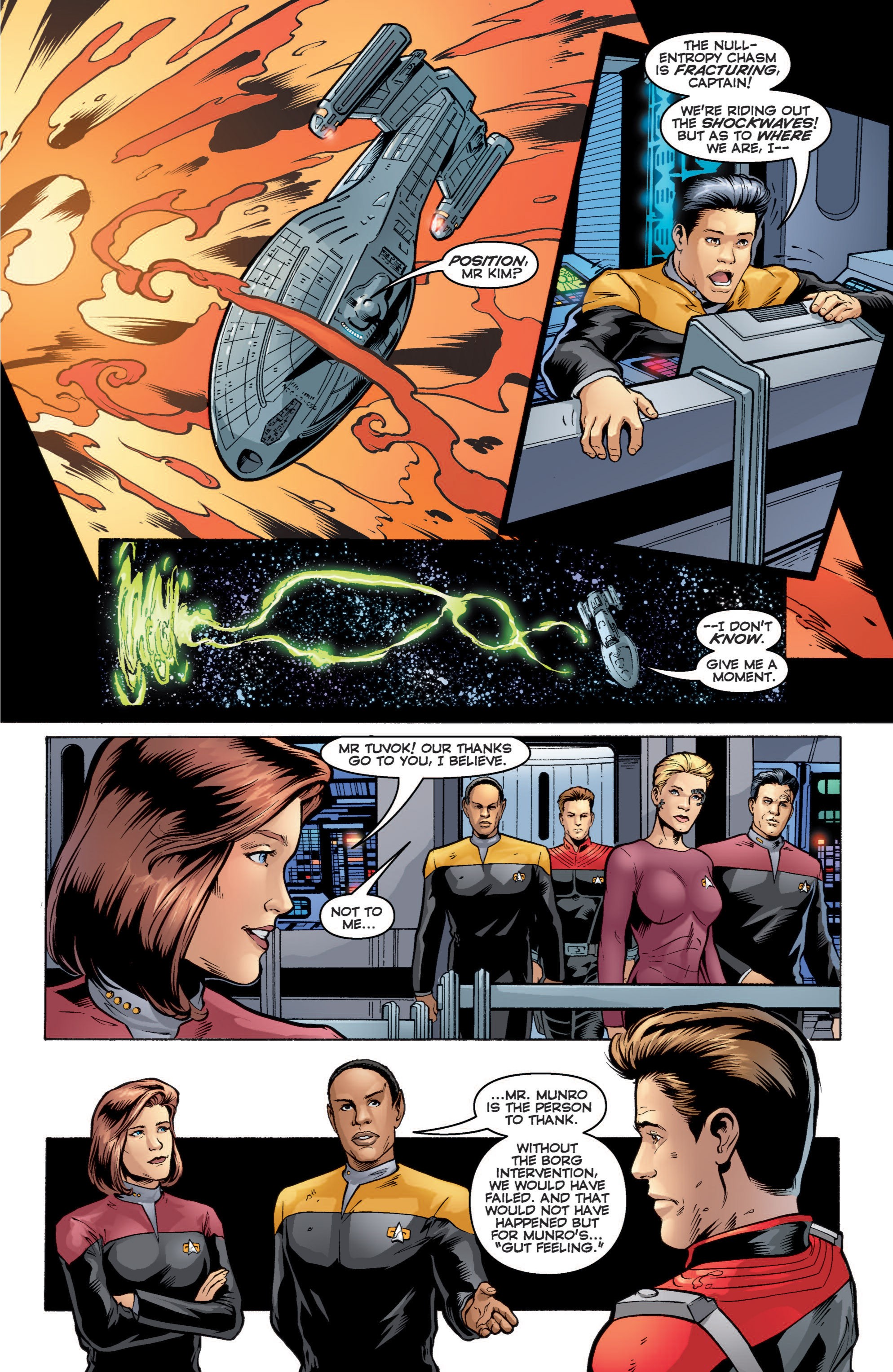 Read online Star Trek: Voyager--Encounters with the Unknown comic -  Issue # TPB - 136