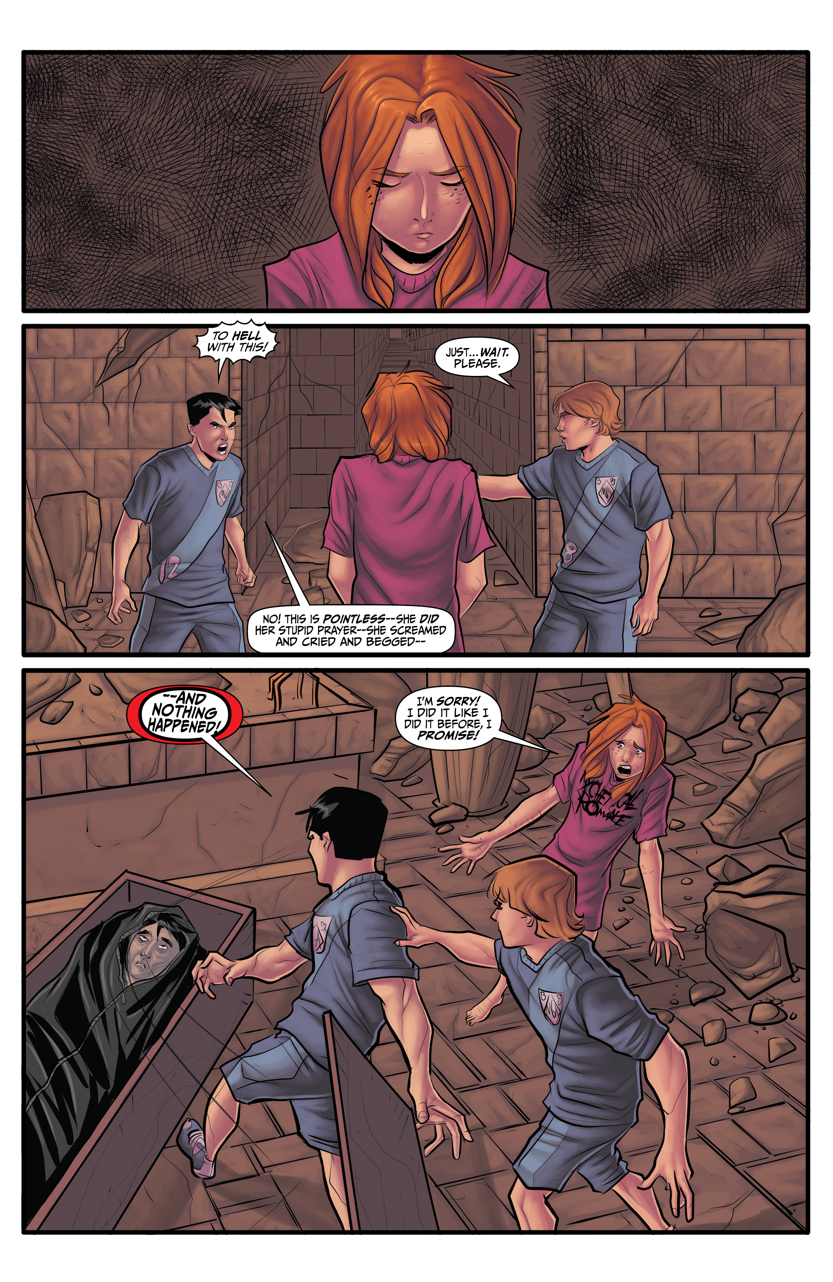 Read online Morning Glories comic -  Issue #50 - 38