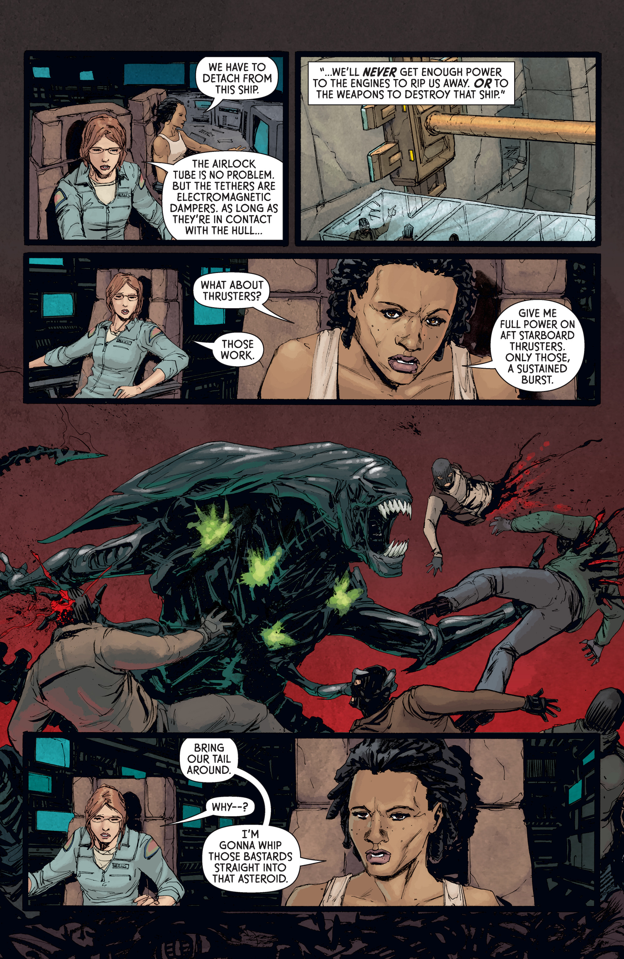 Read online Aliens: Defiance comic -  Issue #9 - 21
