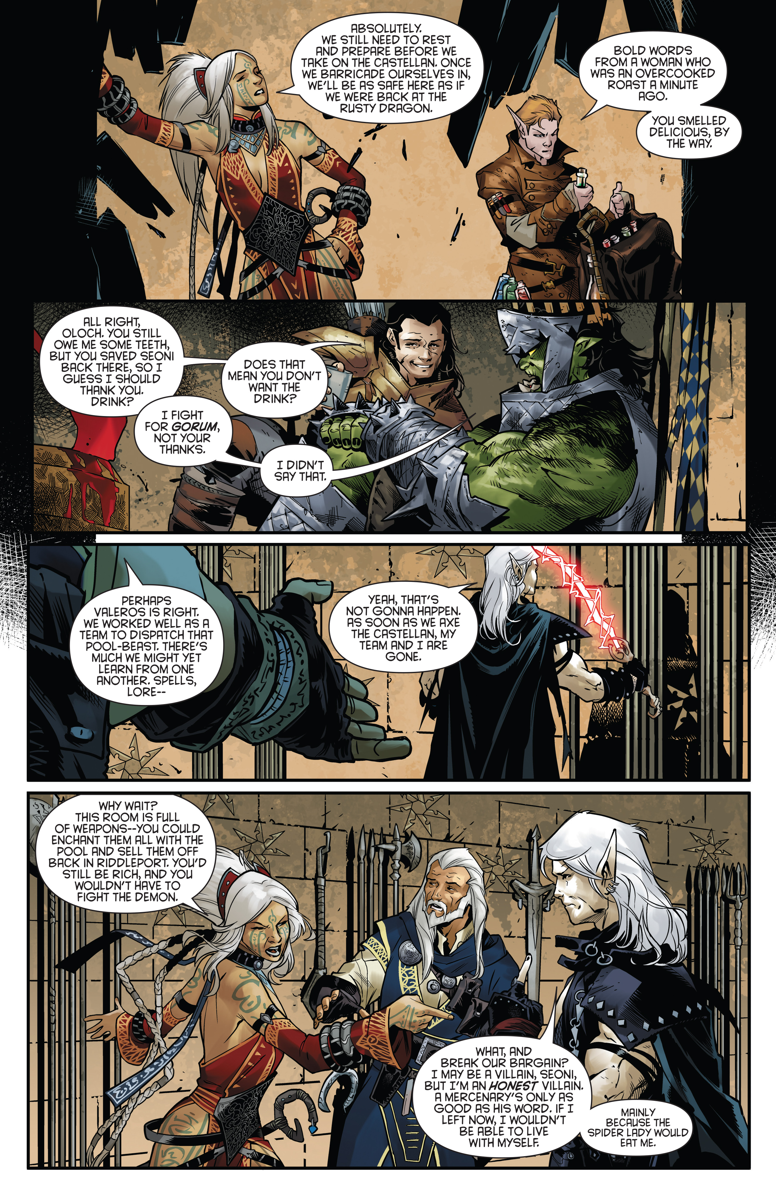 Read online Pathfinder: Hollow Mountain comic -  Issue #6 - 7