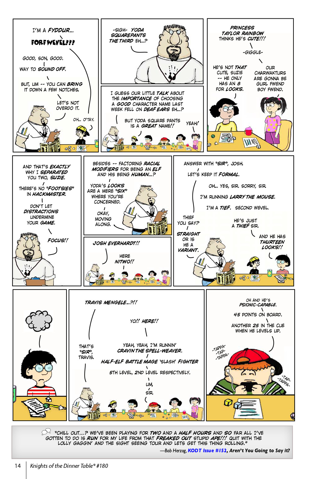 Read online Knights of the Dinner Table comic -  Issue #180 - 16