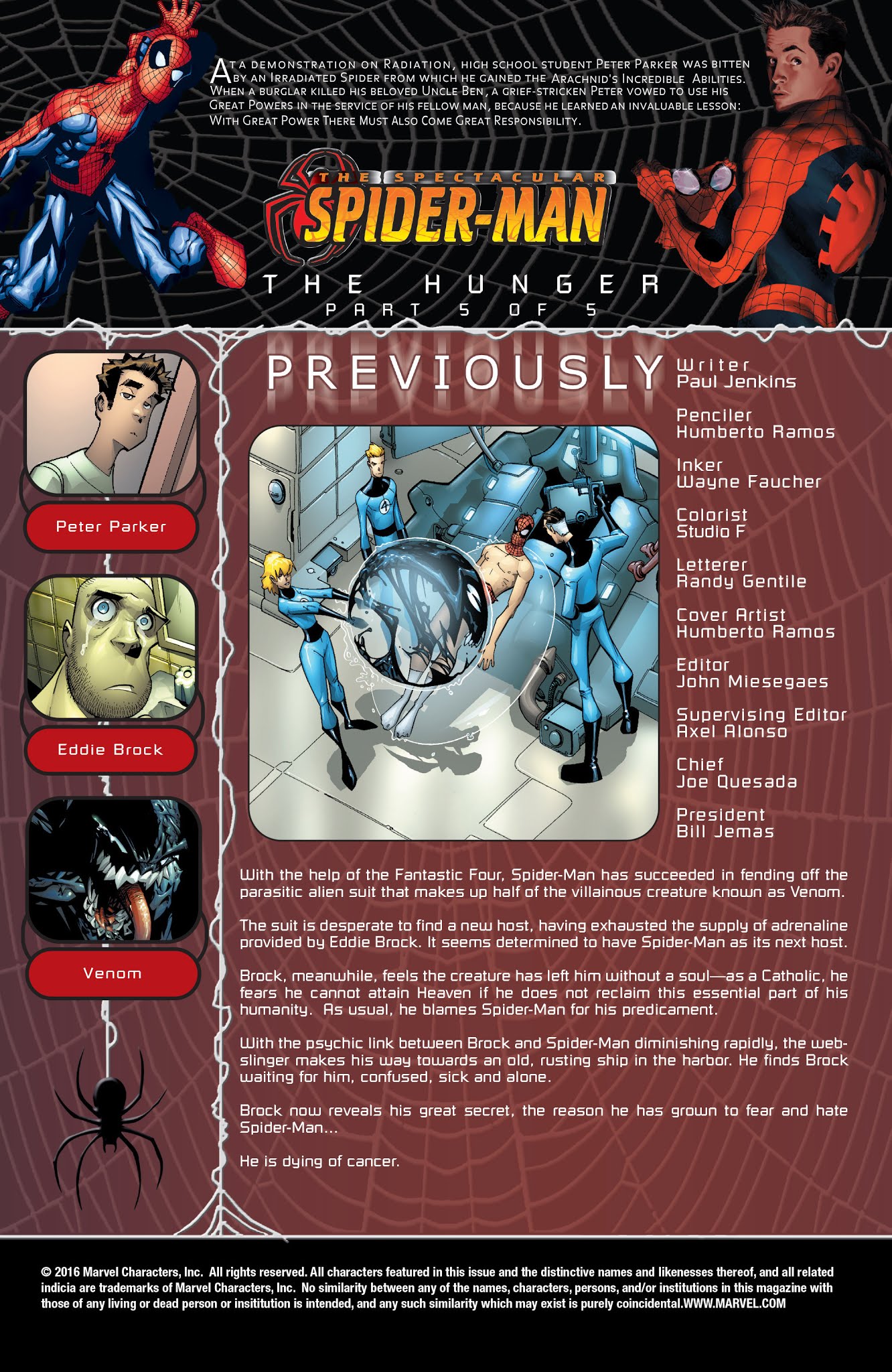 Read online The Spectacular Spider-Man (2003) comic -  Issue # _TPB 1 - 102