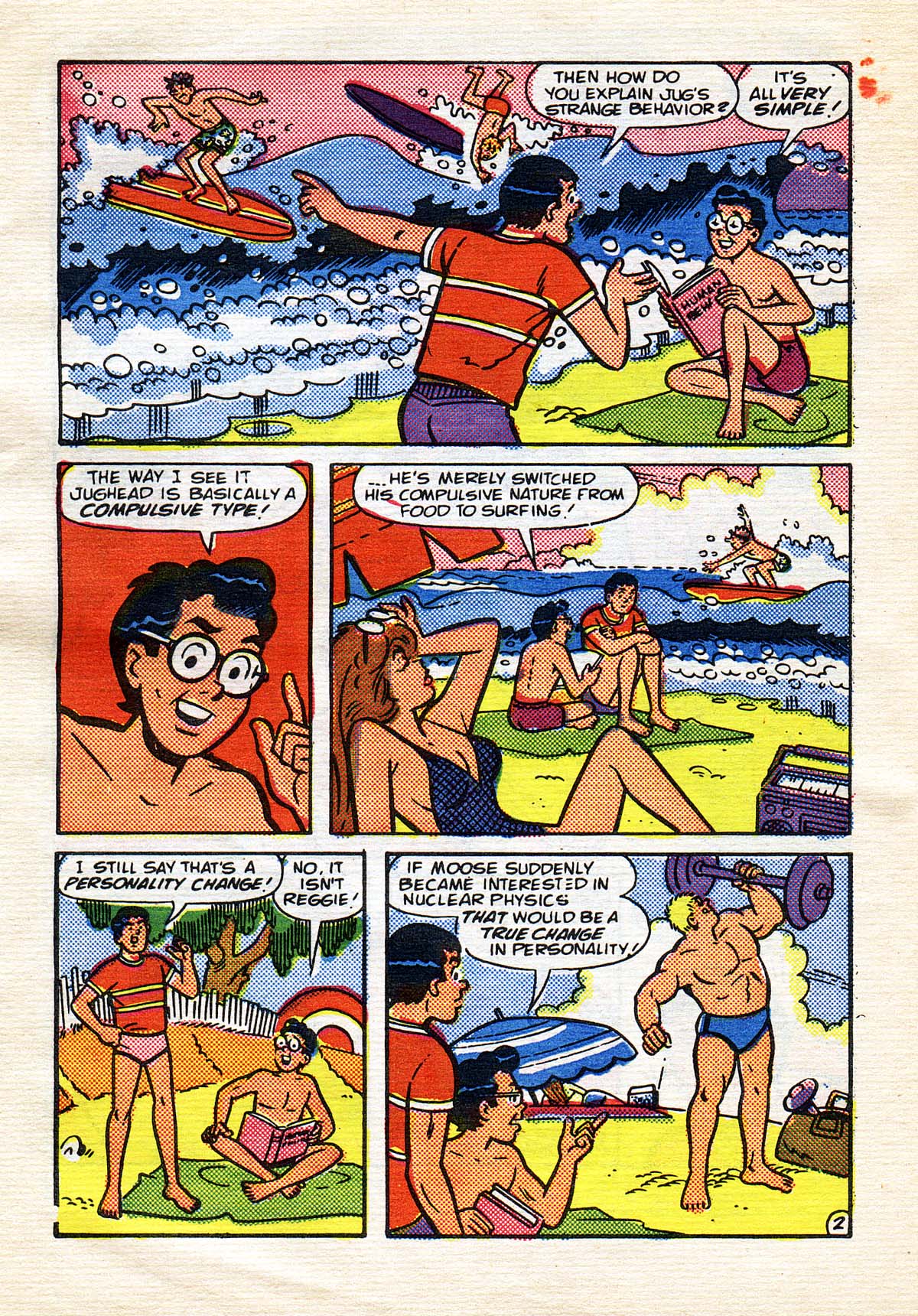 Read online Archie Annual Digest Magazine comic -  Issue #55 - 125