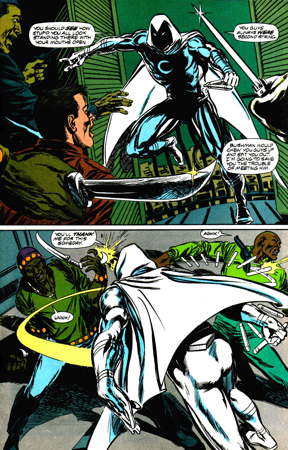 Read online Marc Spector: Moon Knight comic -  Issue #12 - 13