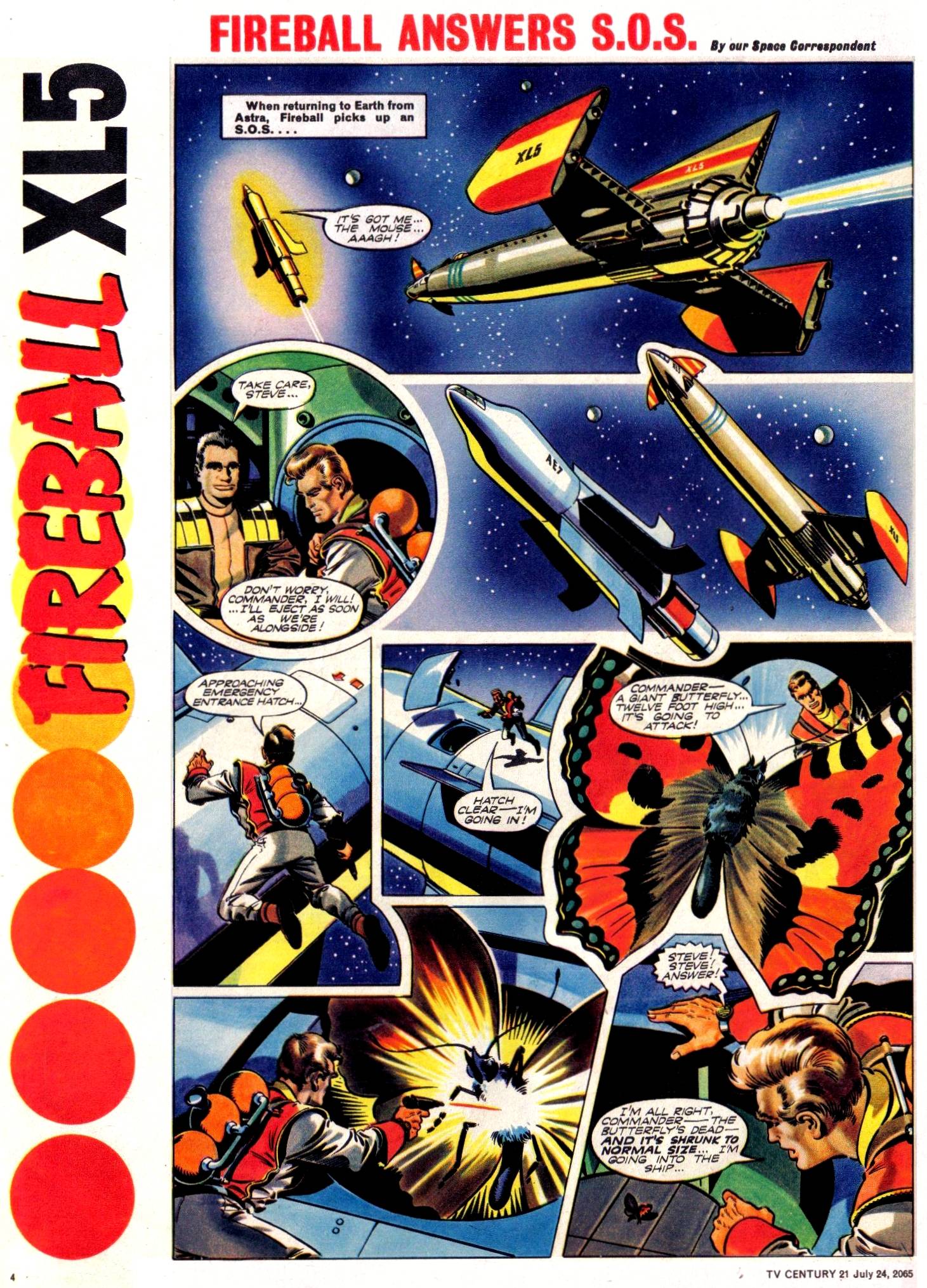 Read online TV Century 21 (TV 21) comic -  Issue #27 - 4