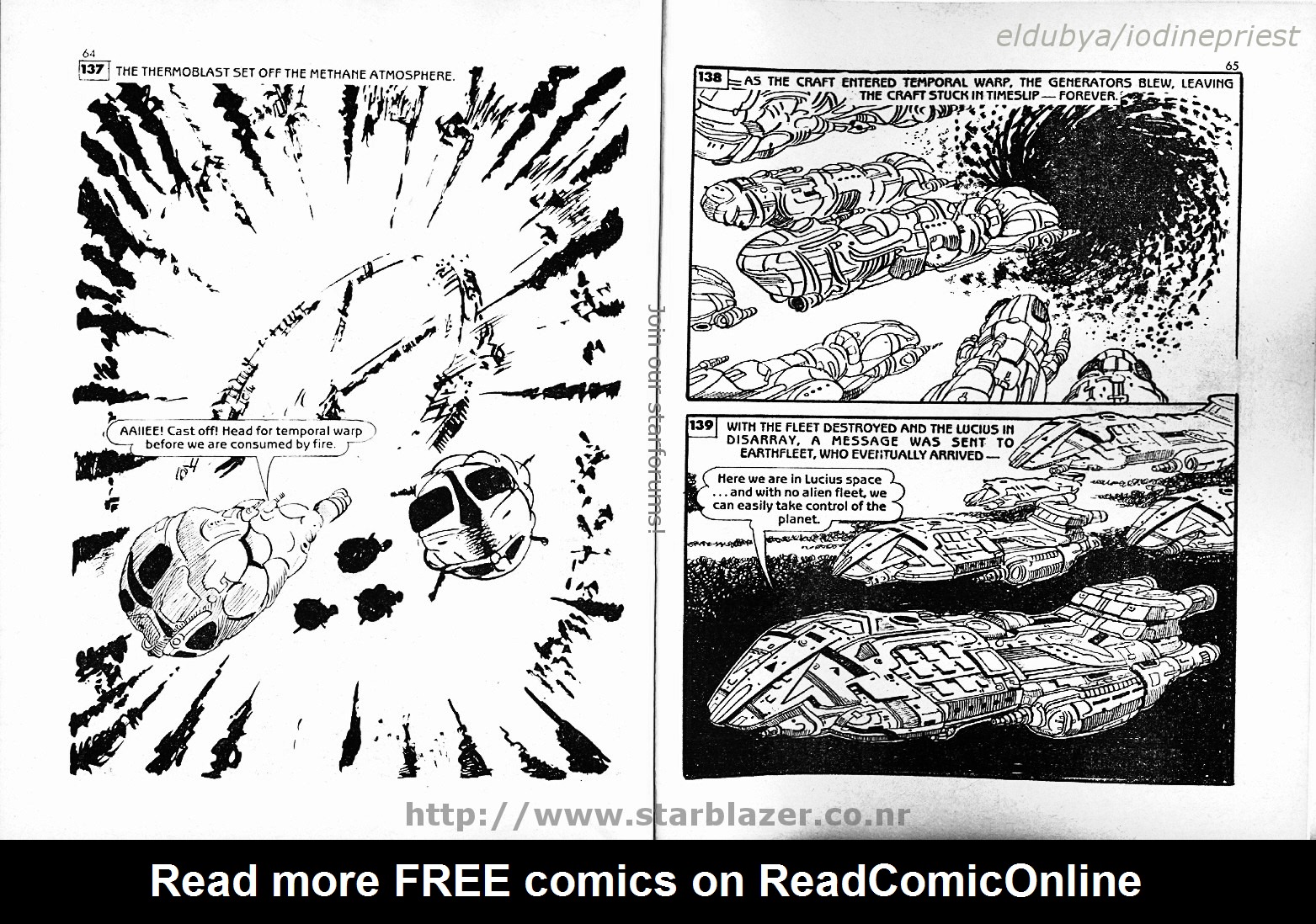Read online Starblazer comic -  Issue #150 - 34