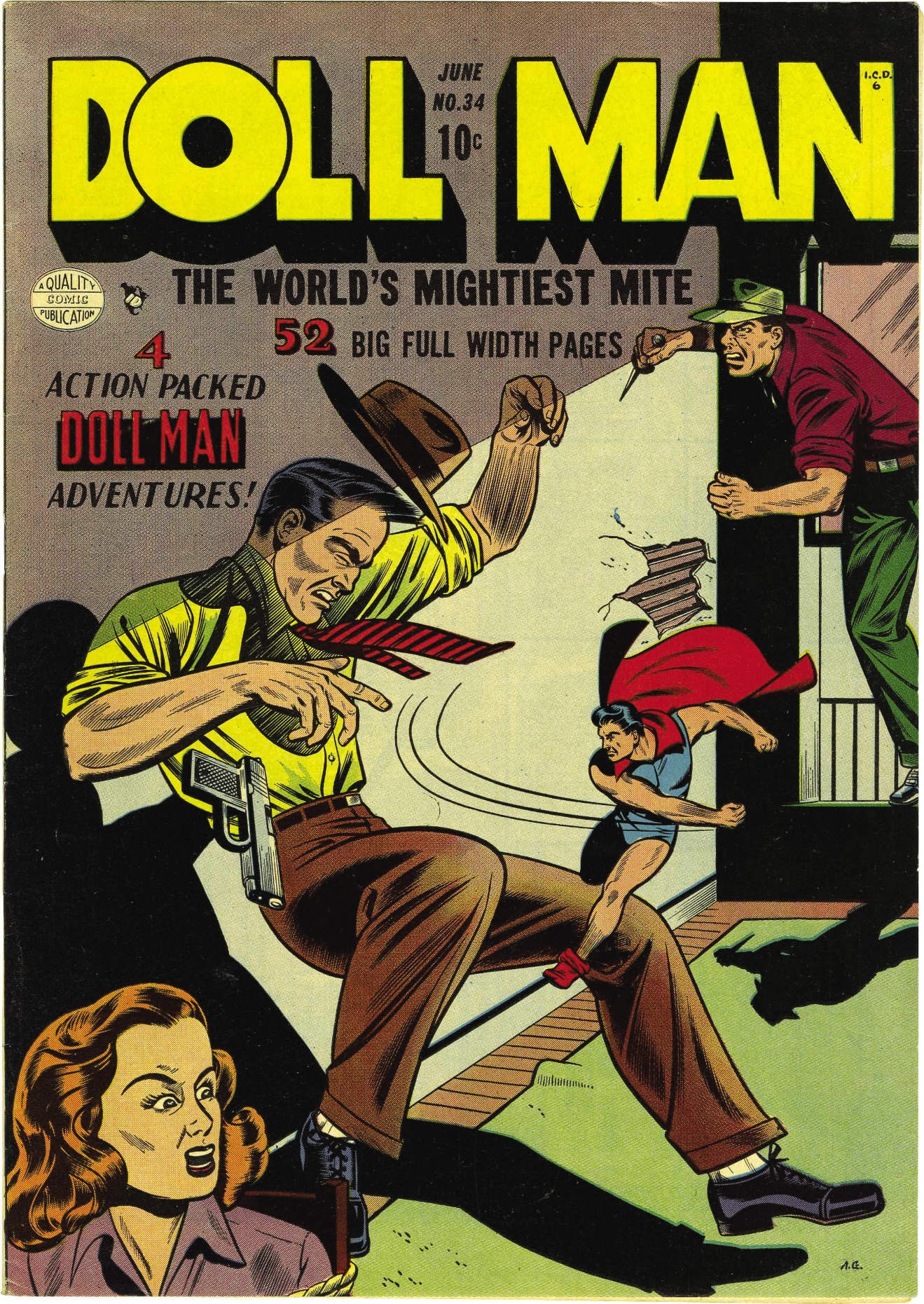 Read online Doll Man comic -  Issue #34 - 1
