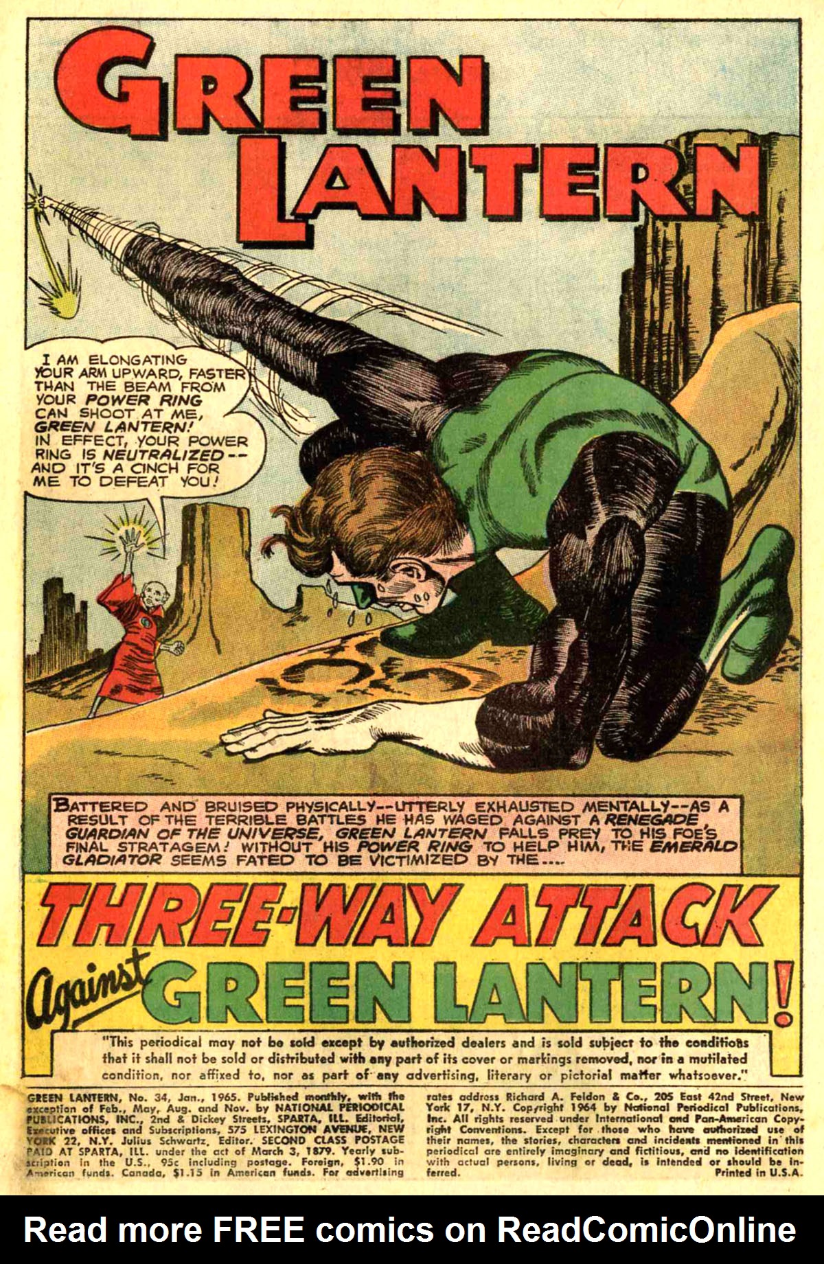 Read online Green Lantern (1960) comic -  Issue #34 - 3