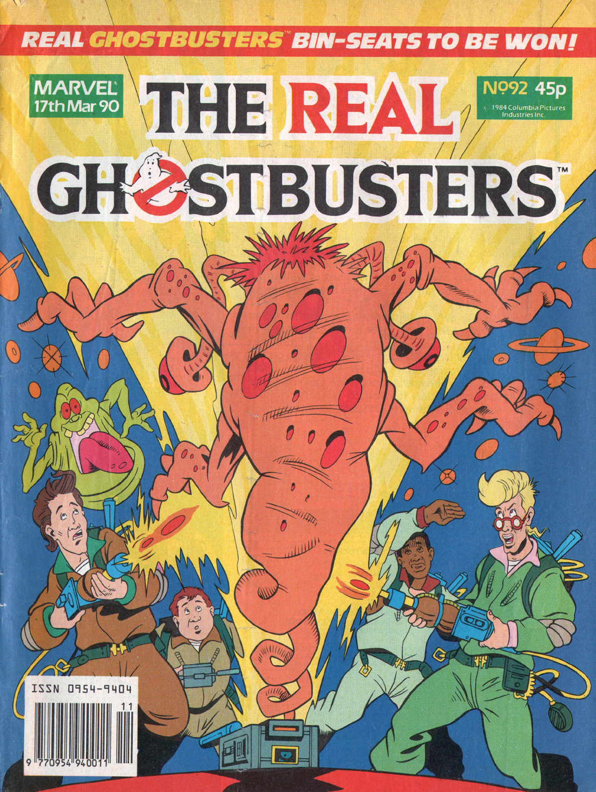Read online The Real Ghostbusters comic -  Issue #92 - 1