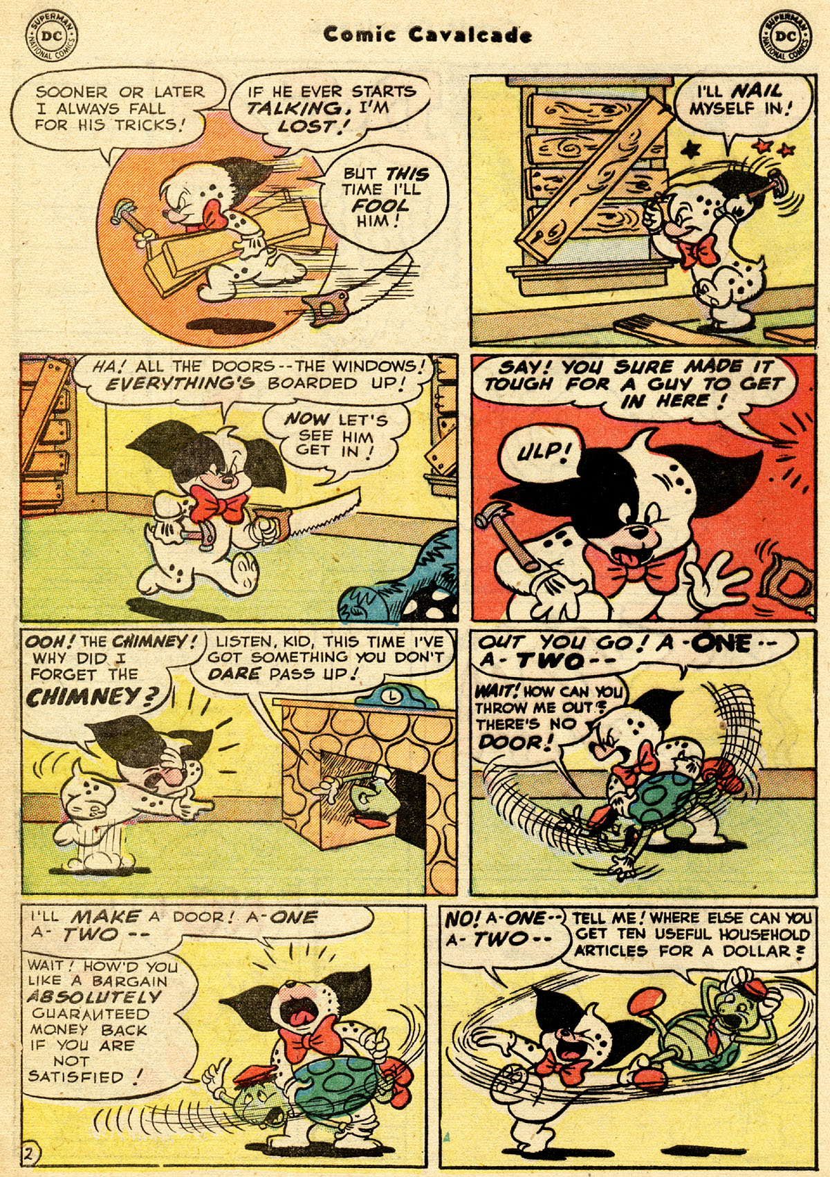 Read online Comic Cavalcade comic -  Issue #50 - 54