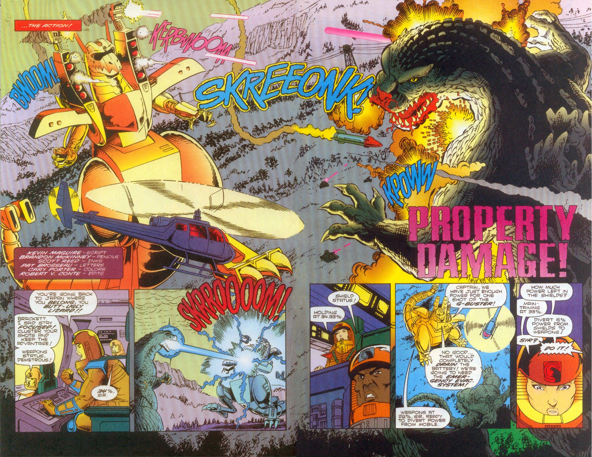 Read online Godzilla (1995) comic -  Issue #2 - 4