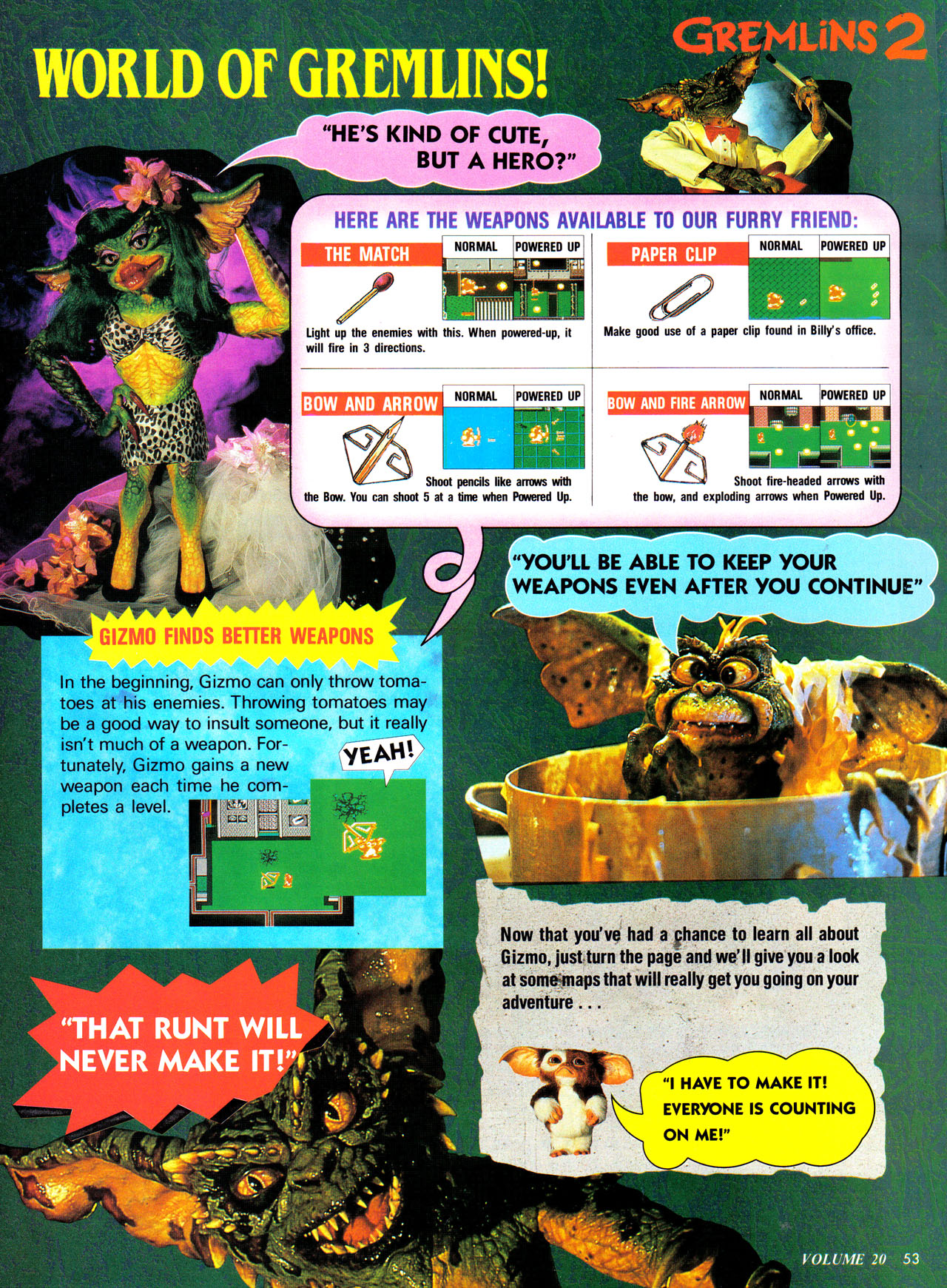 Read online Nintendo Power comic -  Issue #20 - 60