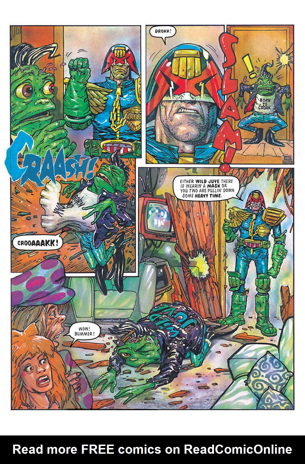 Read online Judge Dredd [Collections - Rebellion] comic -  Issue # TPB Judge Dredd - Heavy Metal Dredd - 123