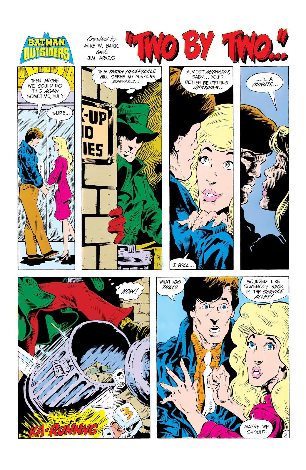 Batman and the Outsiders (1983) issue 14 - Page 3