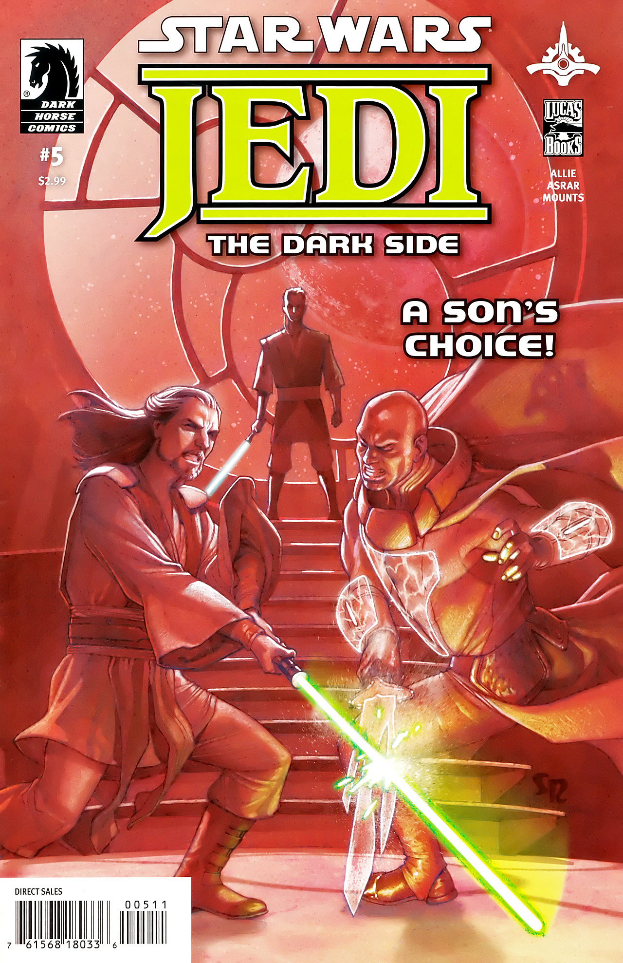 Read online Star Wars: Jedi - The Dark Side comic -  Issue #5 - 1