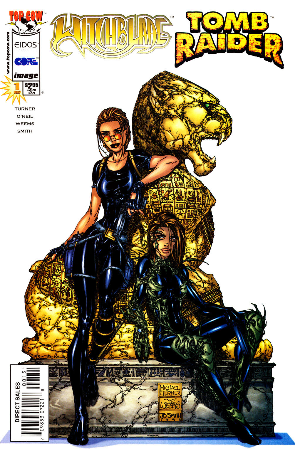 Read online Witchblade/Tomb Raider comic -  Issue #1 - 1